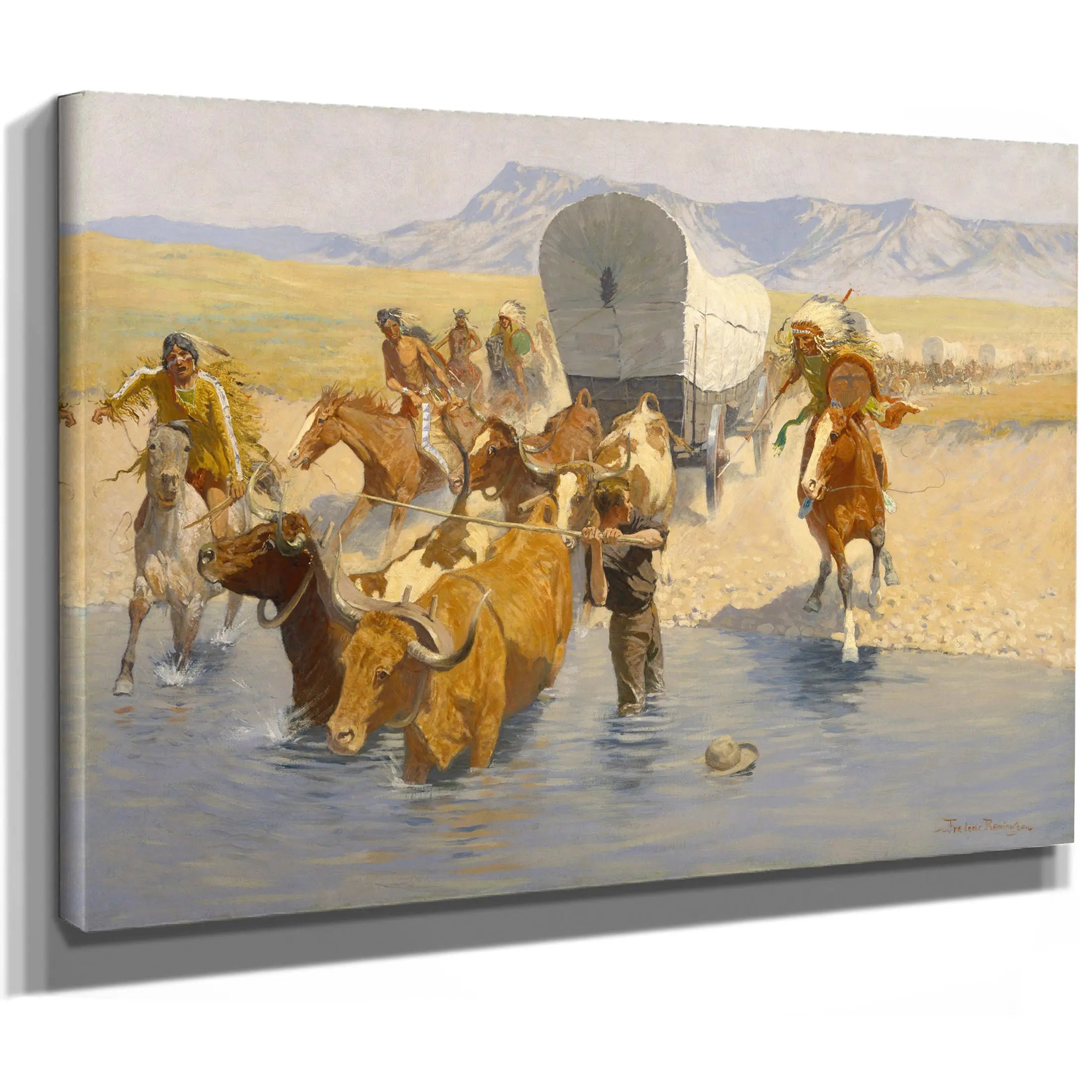 The Emigrants A by Frederic Remington