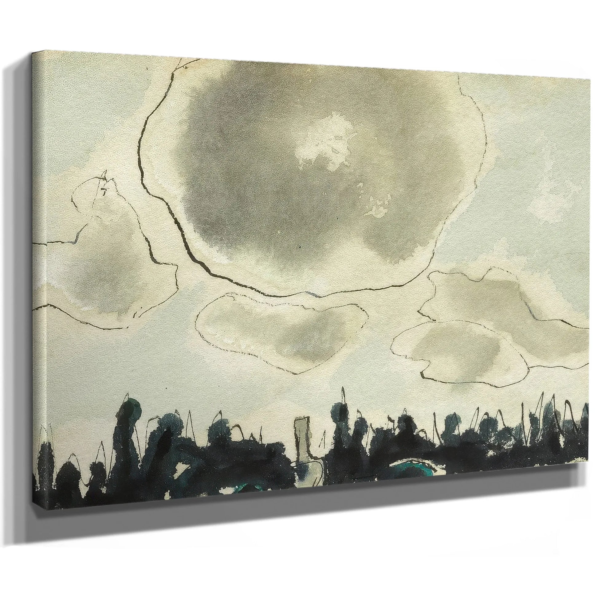 West From Bank By Arthur Dove Fine Art Print