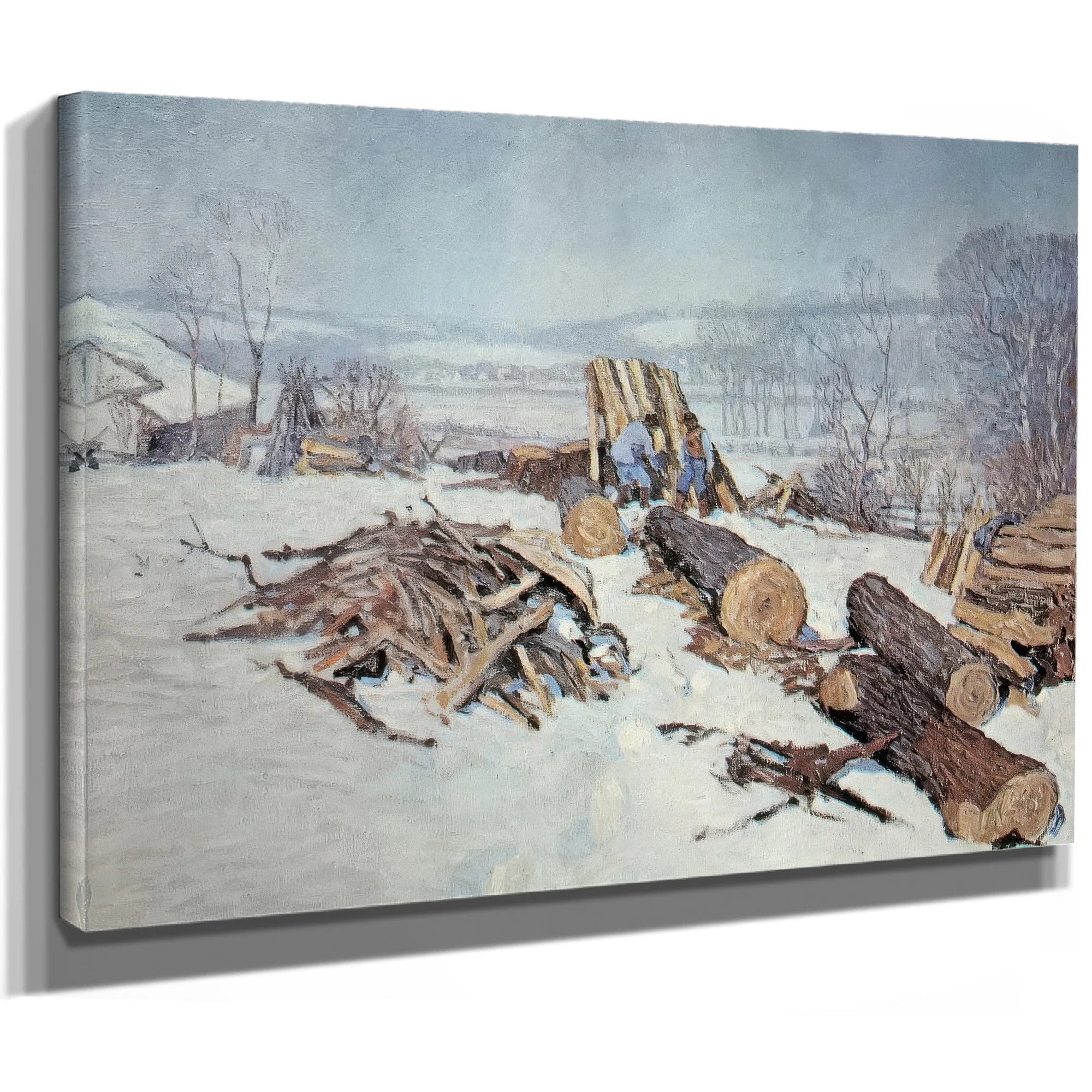 Last Of The Chestnuts (Tree Cutters) By NC Wyeth Fine Art Print