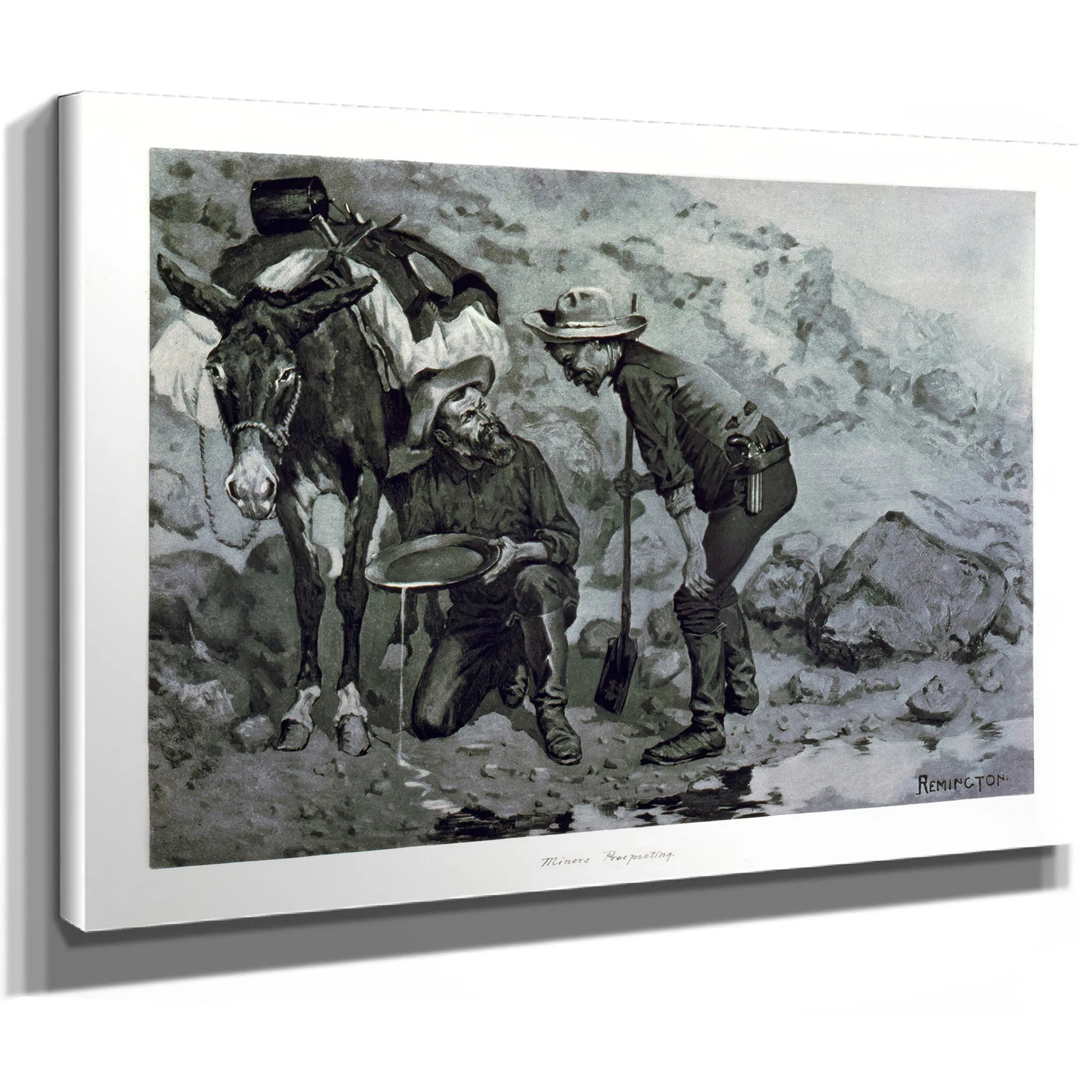Miners Prospecting Frederic Remington  by Frederic Remington