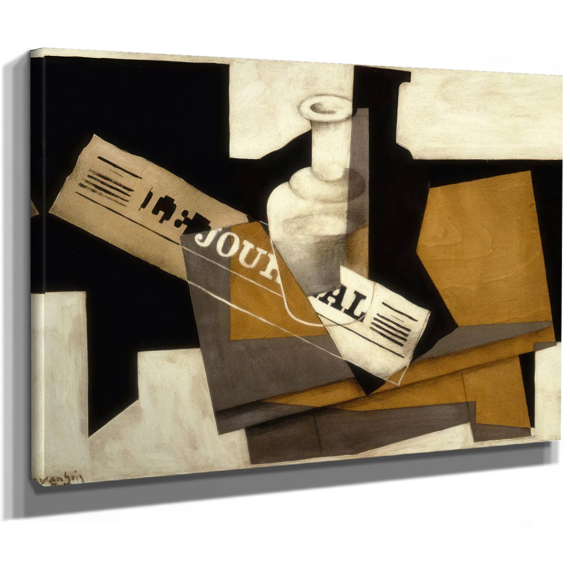 Le Journal By Juan Gris Fine Art Print