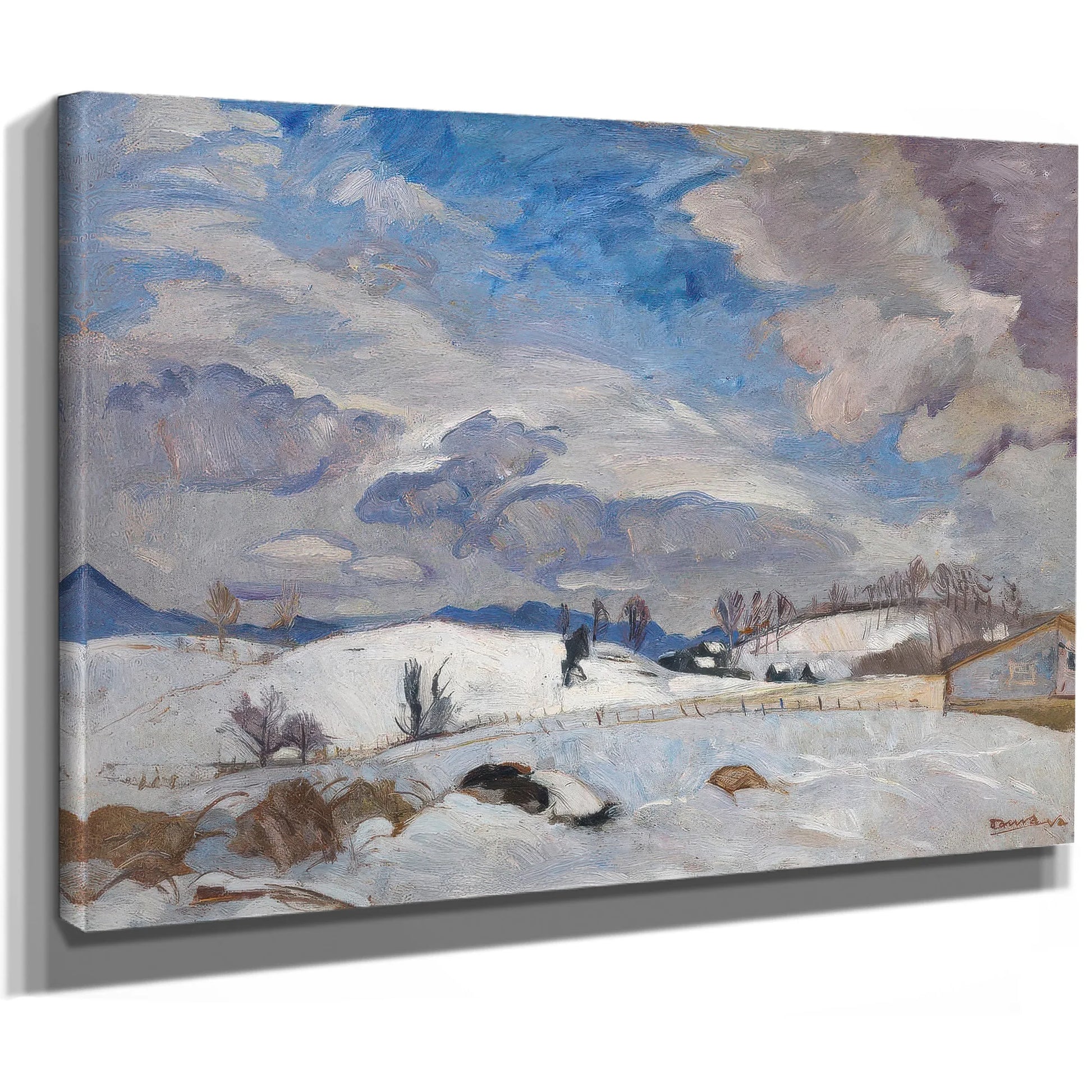 Winter Landscape [Rockbridge Baths] By Pierre Daura Fine Art Print