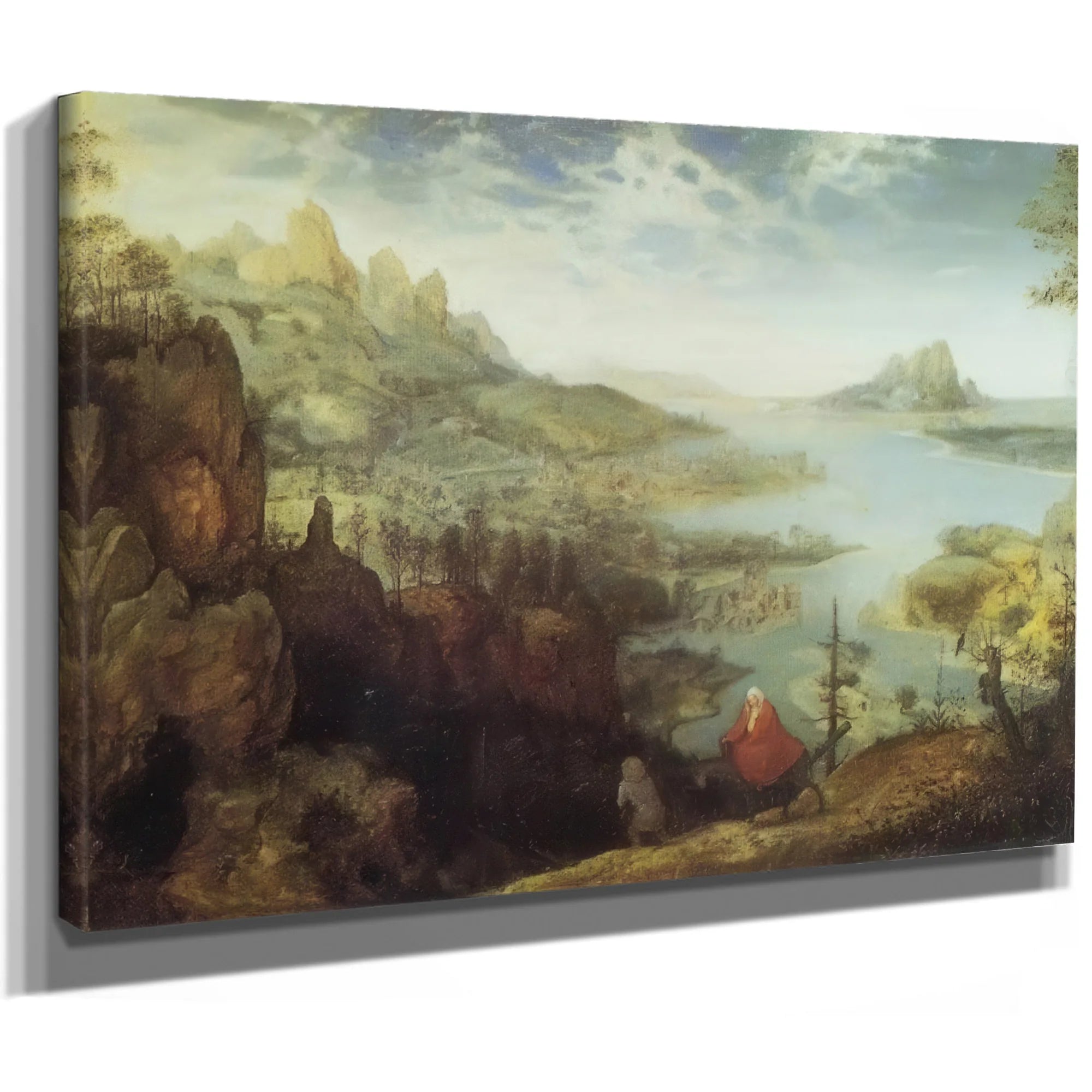 Landscape With The Flight Into Egypt By 1563 By Pieter Bruegel Fine Art Print