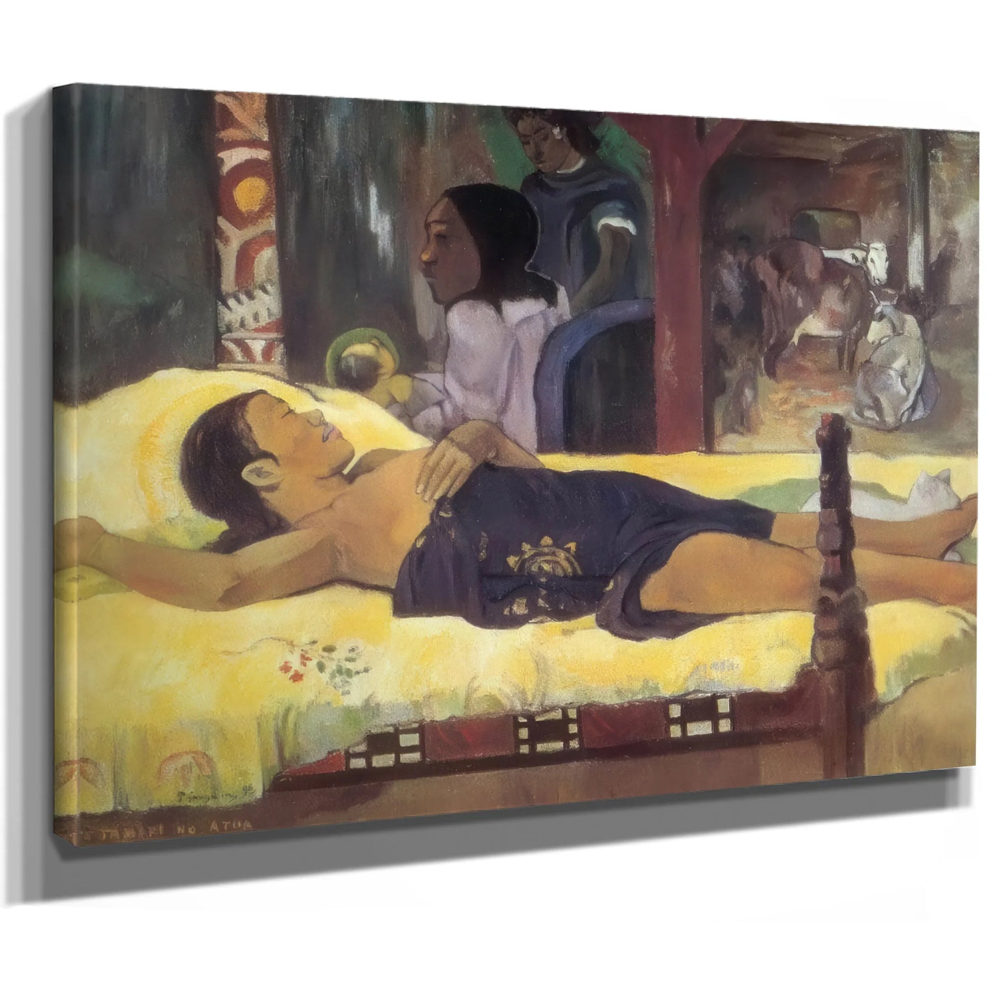 Te Tamari No Atua ( Nativity) By Paul Gauguin Fine Art Print