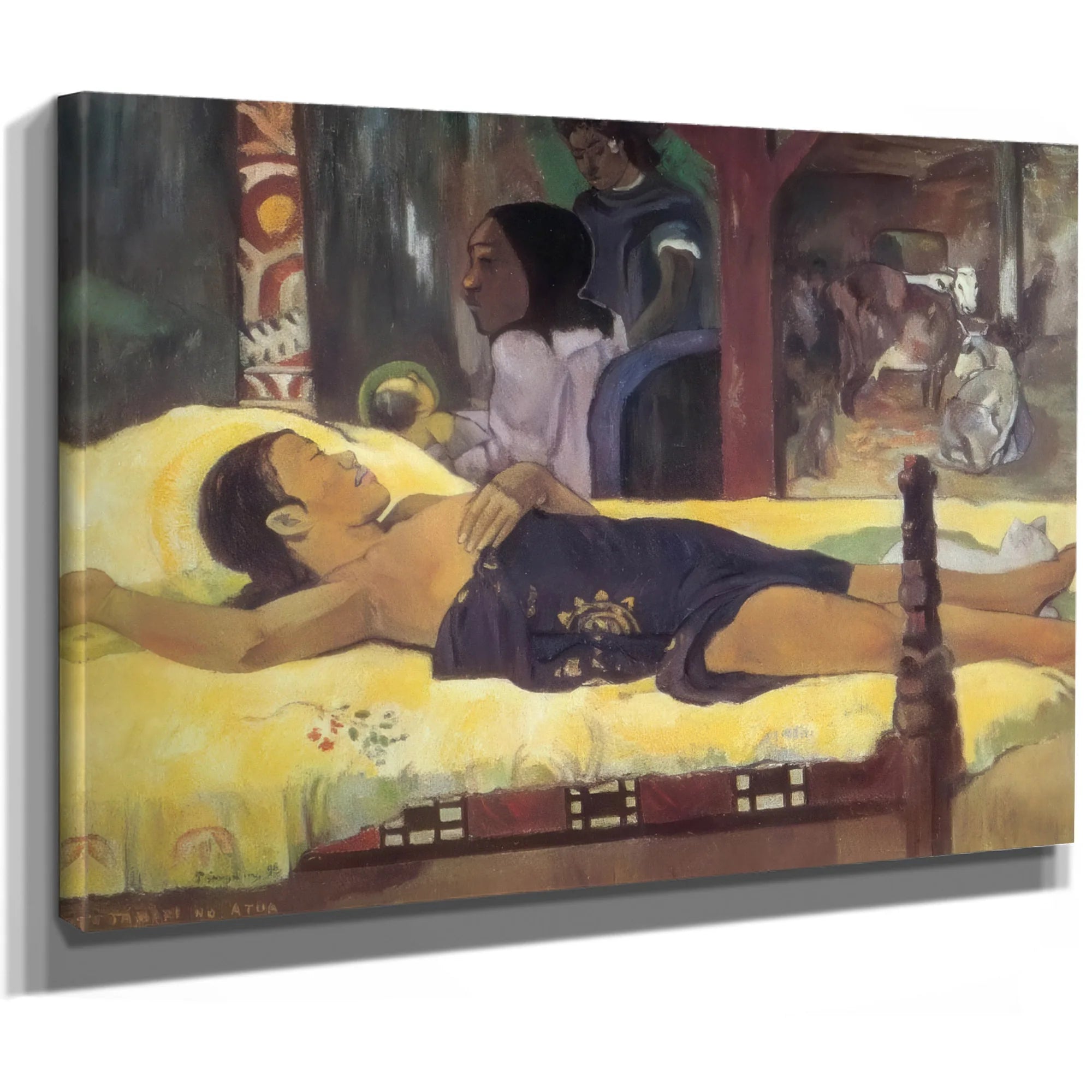 Te Tamari No Atua ( Nativity) By Paul Gauguin Fine Art Print