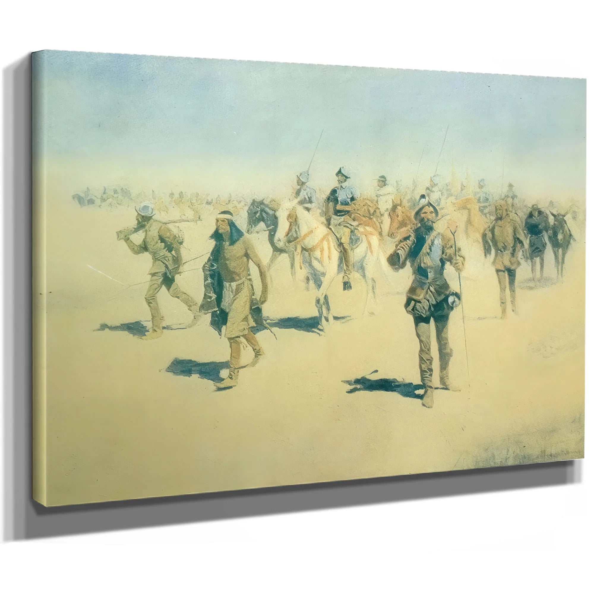 The Expedition Of Francisco Coronado By Frederic Remington Fine Art Print