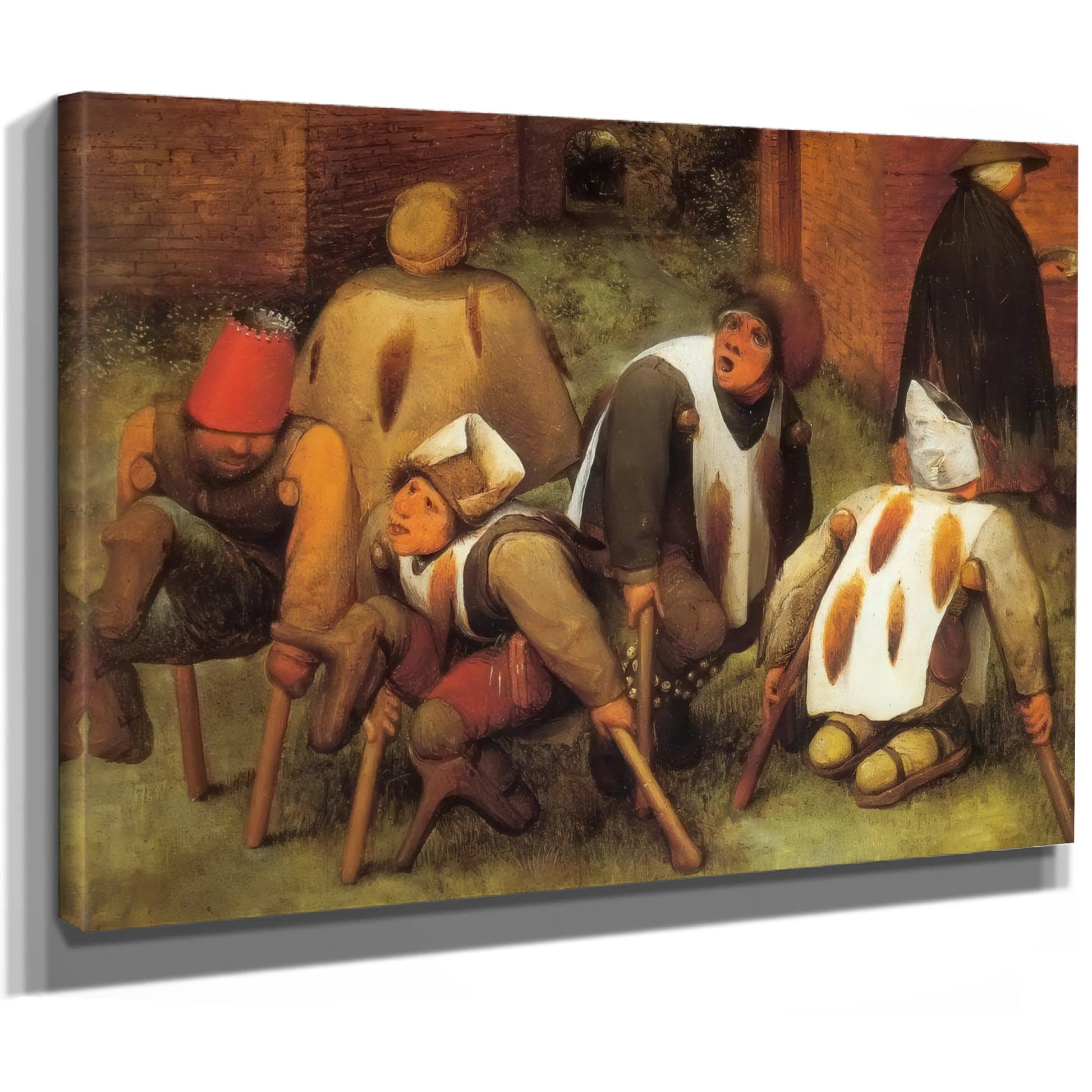 The Cripples 1568 By Pieter Bruegel Fine Art Print