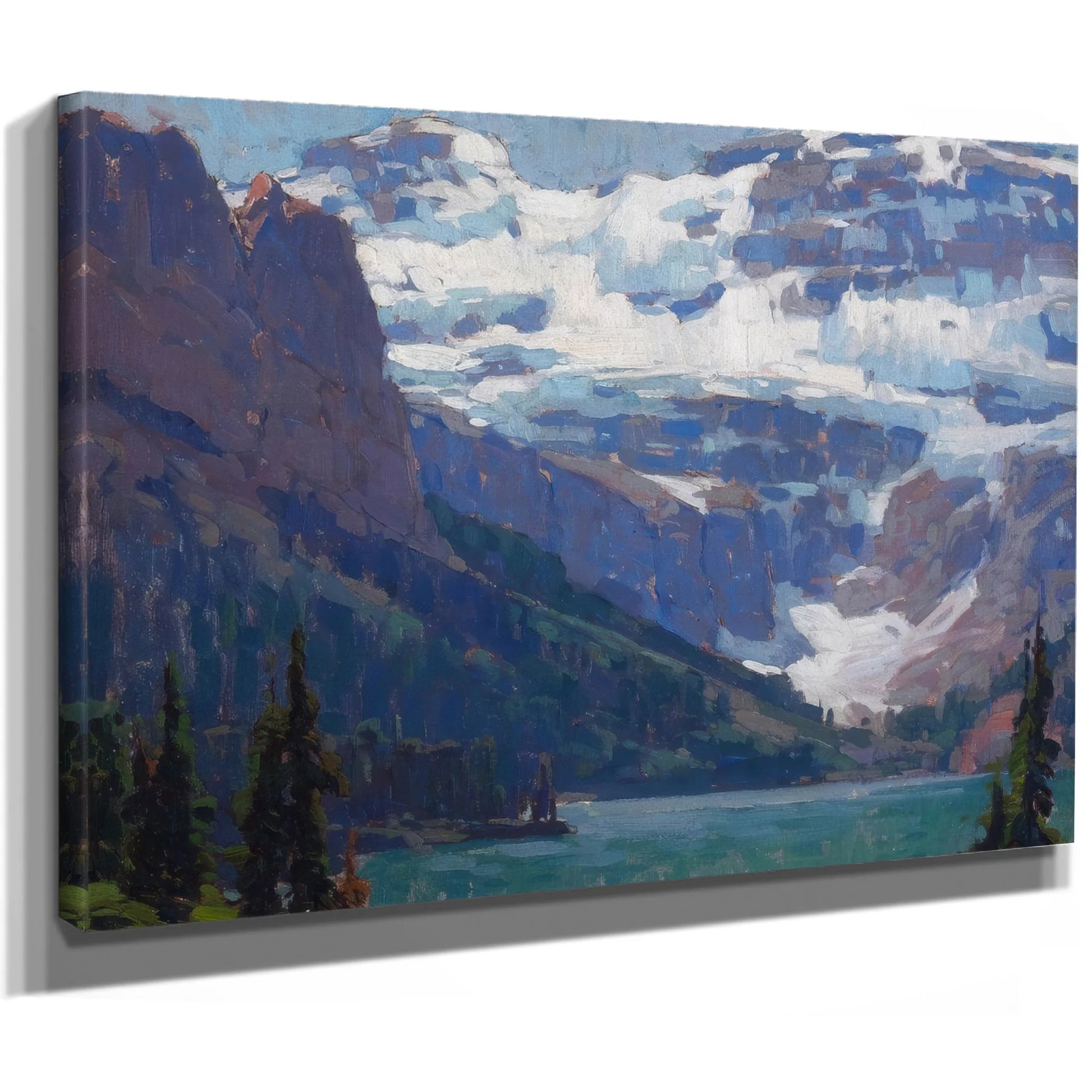 Victoria Glacier, Lake Louise By Edgar Payne Fine Art Print