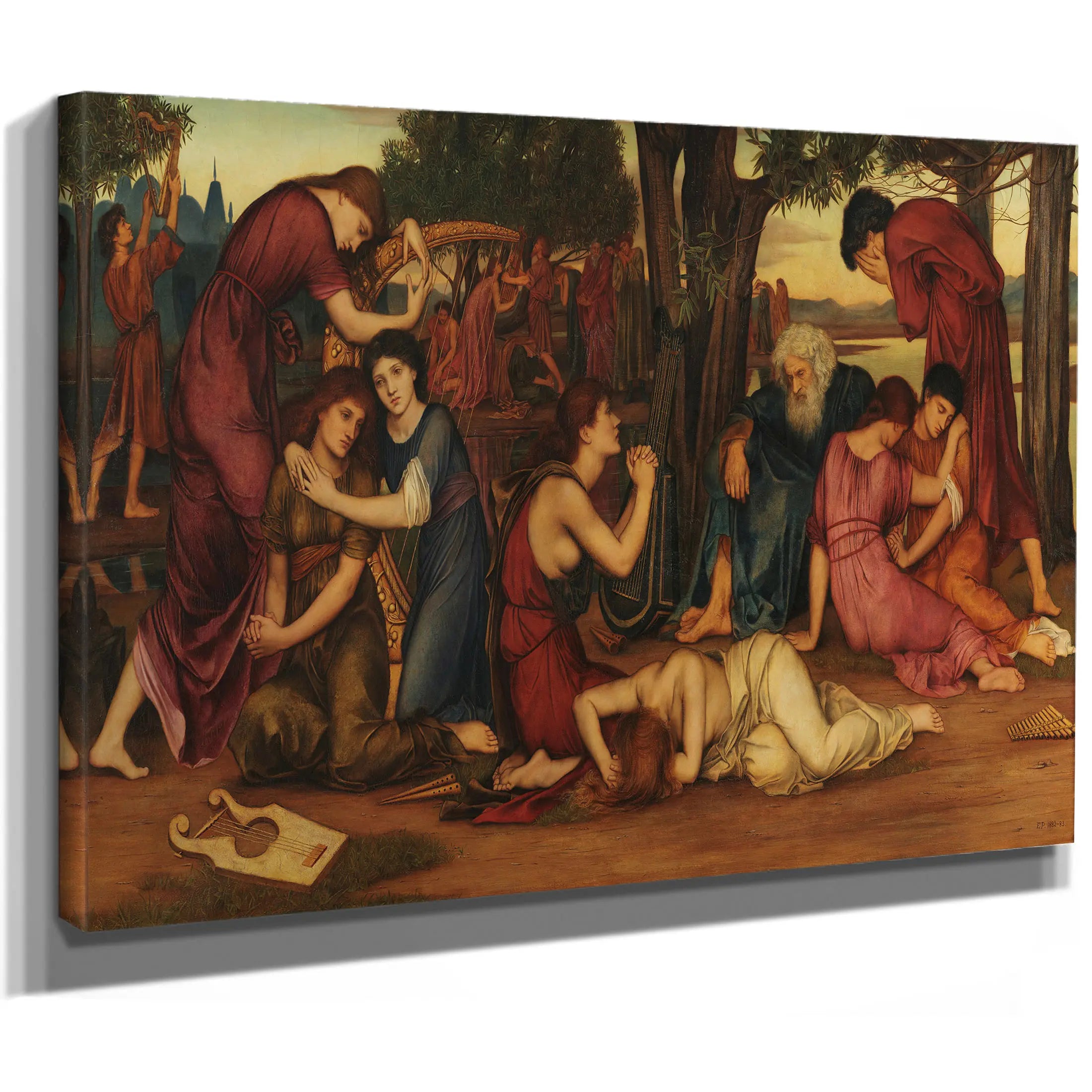 By The Waters Of Babylon by Evelyn De Morgan