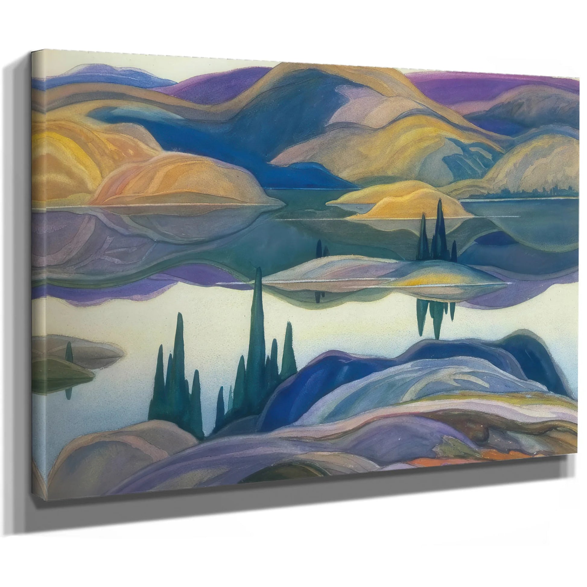 Mirror Lake By Frank Carmichael Fine Art Print