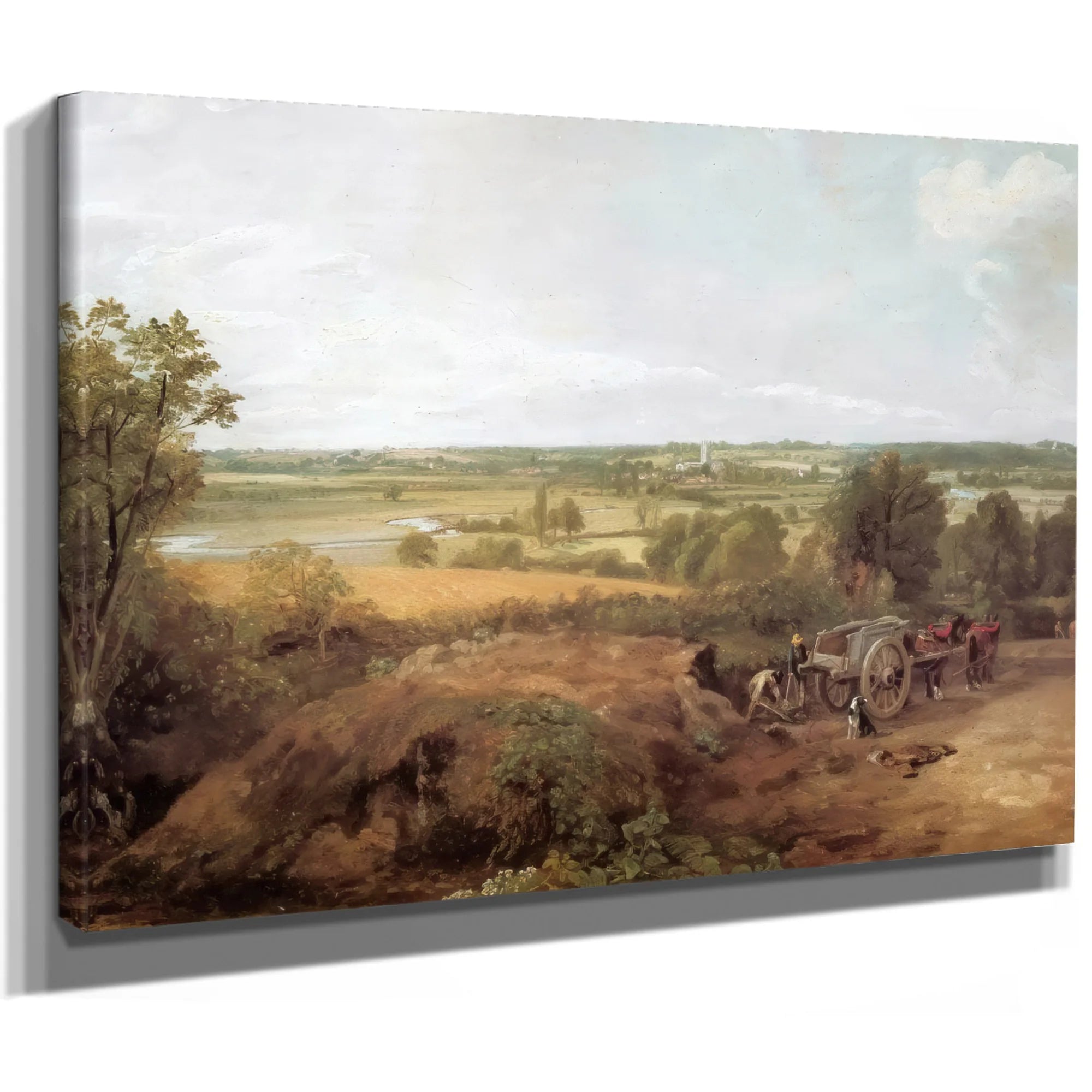 View Of Dedham By John Constable Fine Art Print