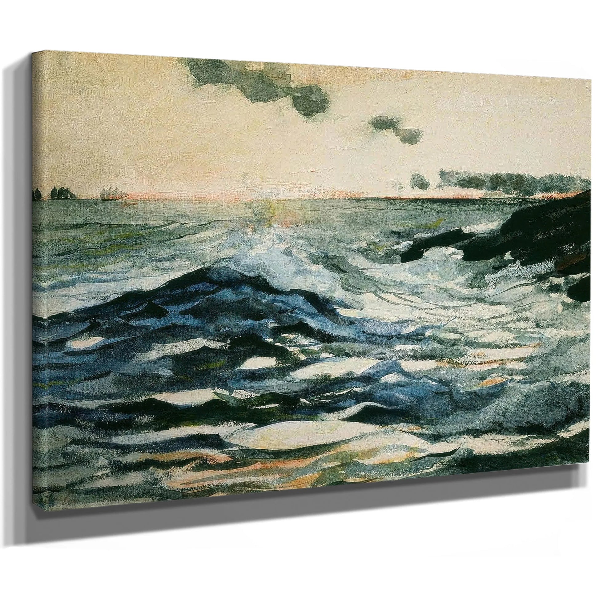 Sunset Prout's Neck By Winslow Homer Fine Art Print