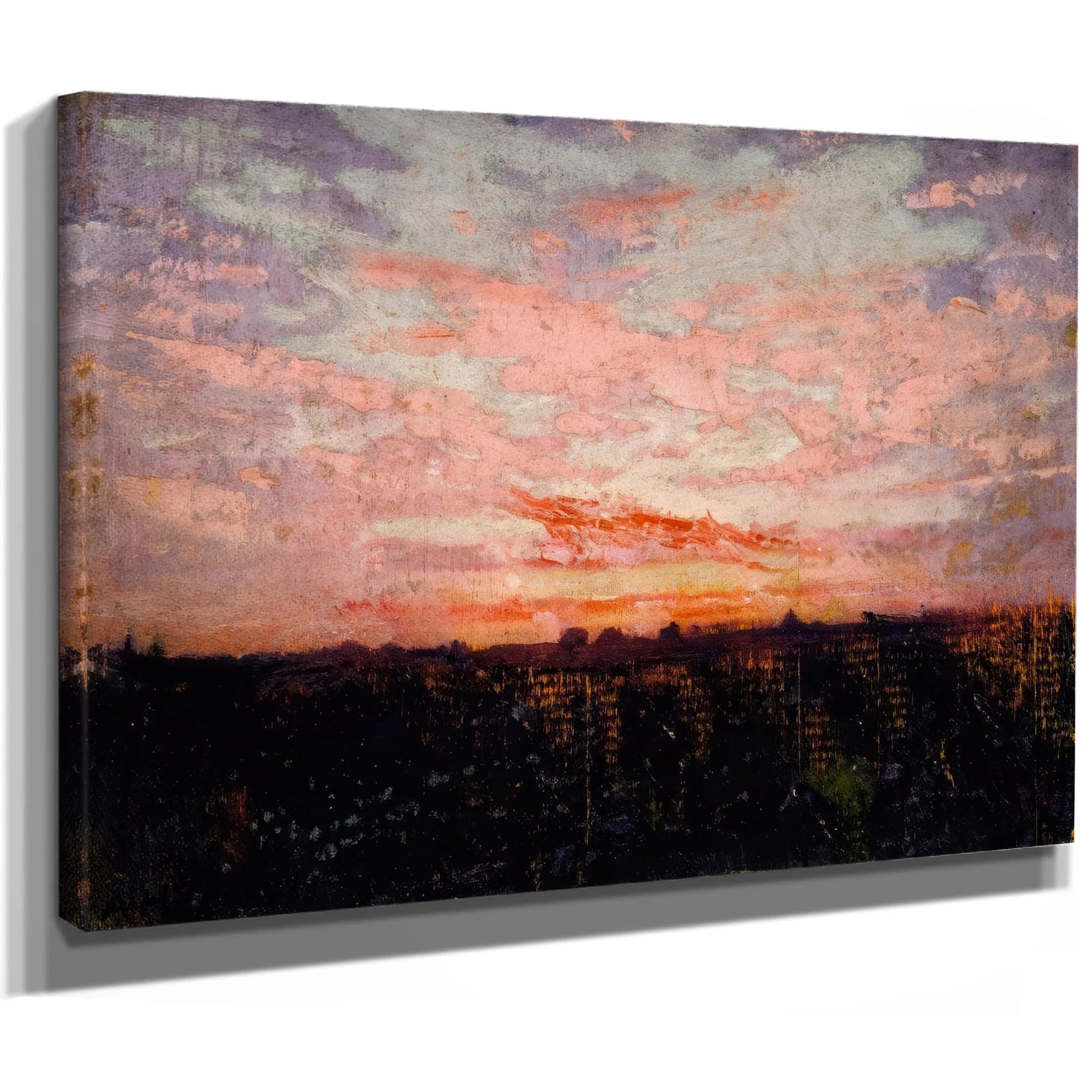 Sunrise Or Sunset, Study For Book, Concealing Coloration In The Animal Kingdom By Abbott Handerson Thayer Fine Art Print