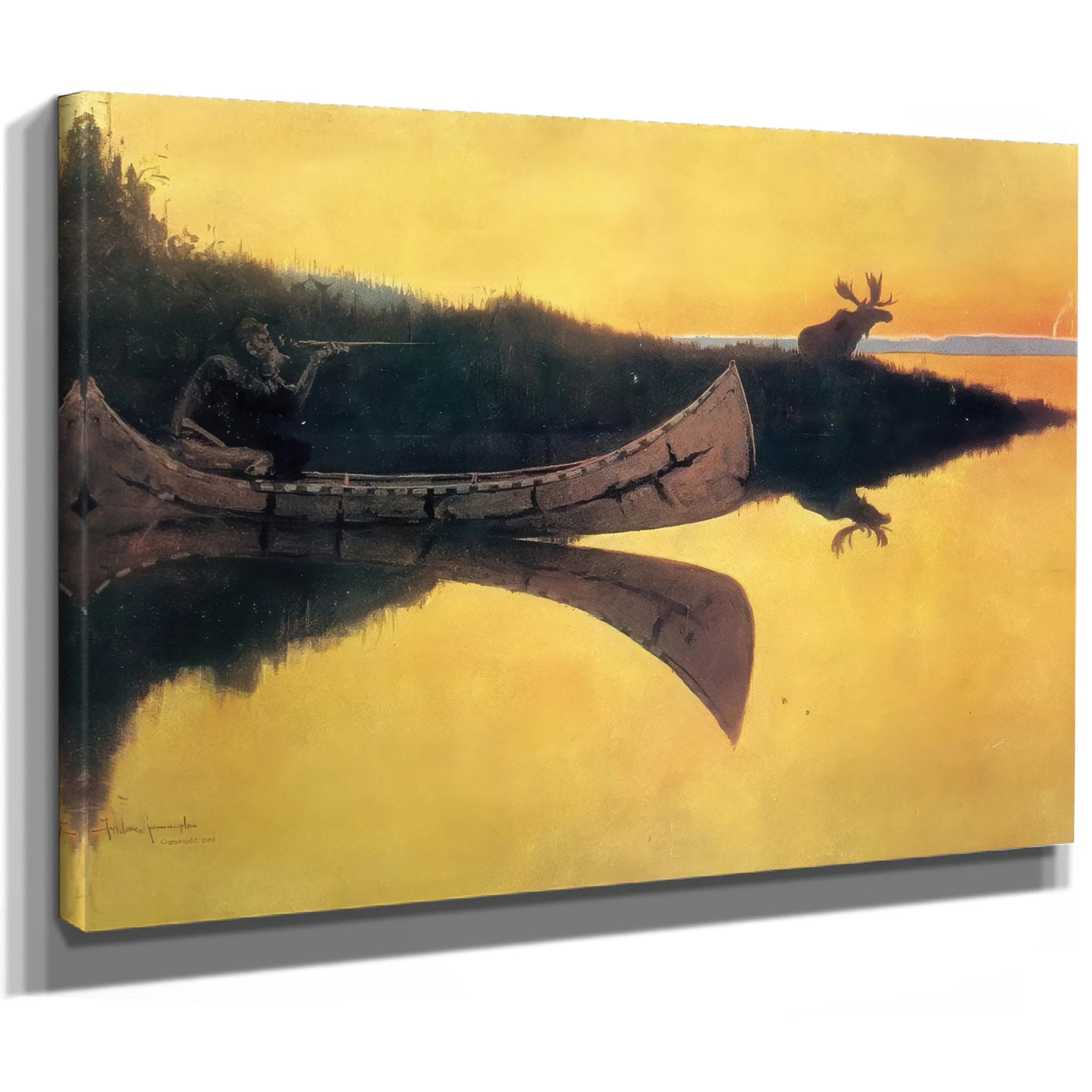 Coming To The Call By Frederic Remington Fine Art Print