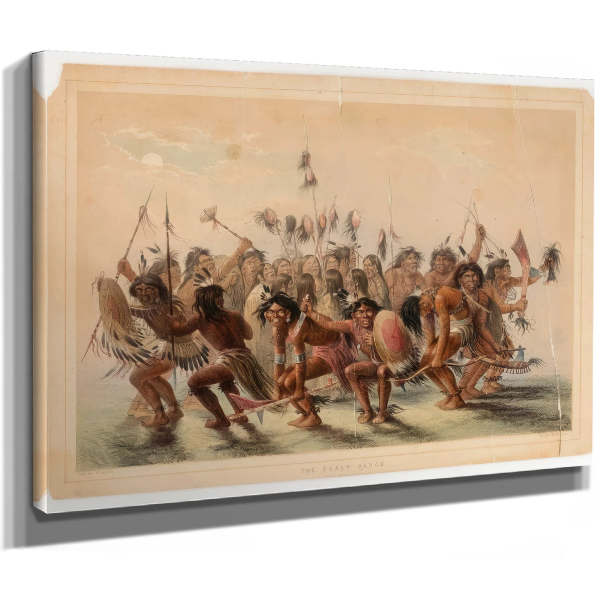 The Scalp Dance By George Catlin Fine Art Print