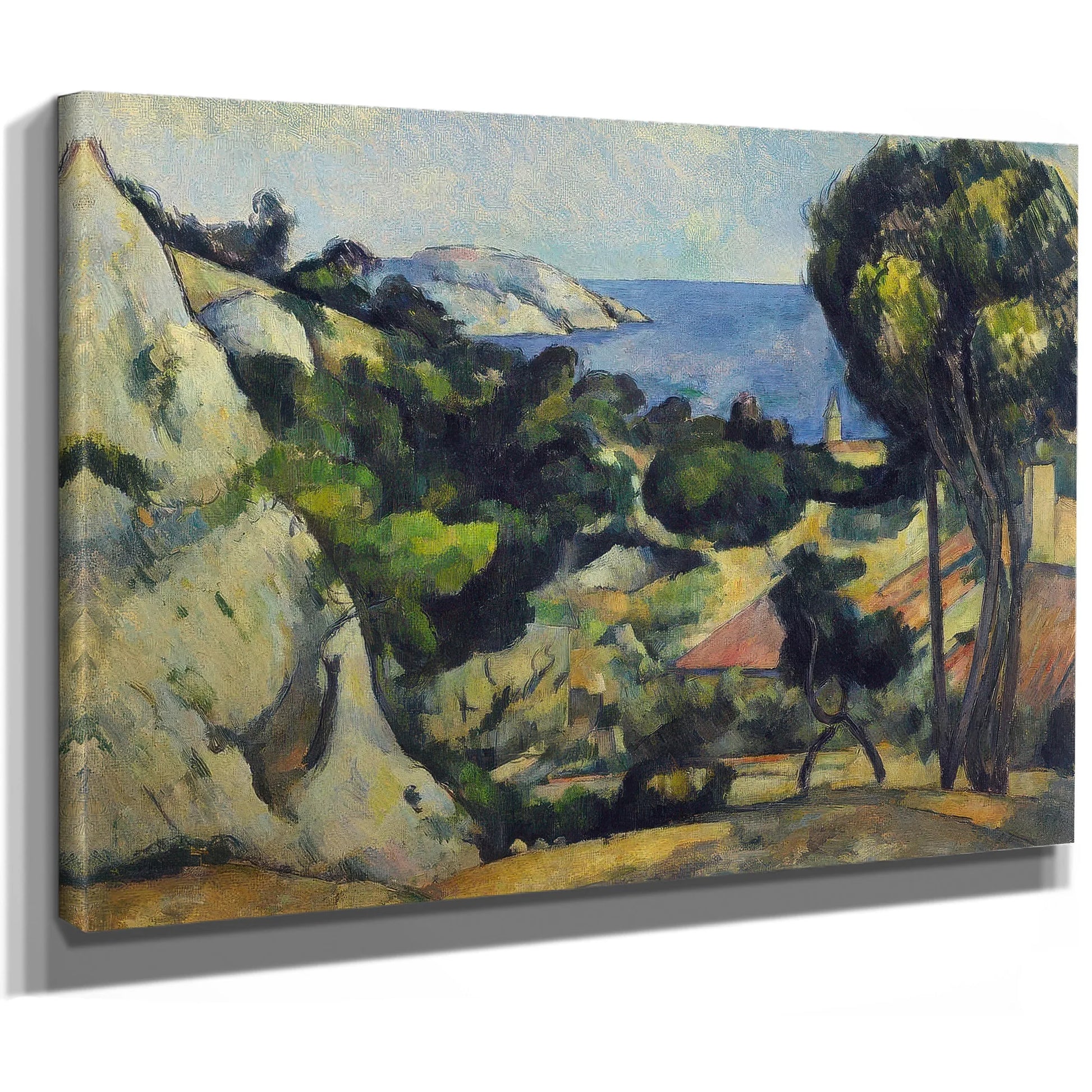 Lestaque By Paul Cezanne Fine Art Print