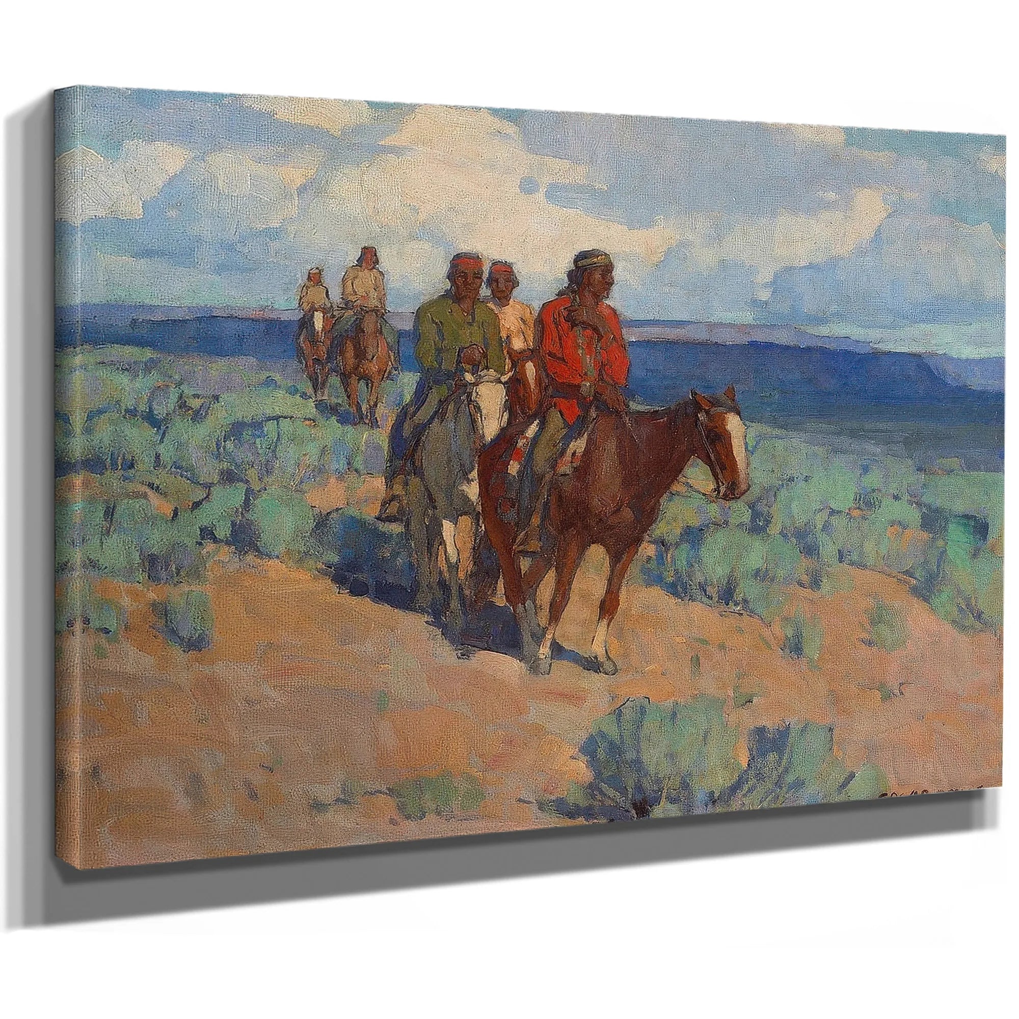 The Navajos By Edgar Payne Fine Art Print