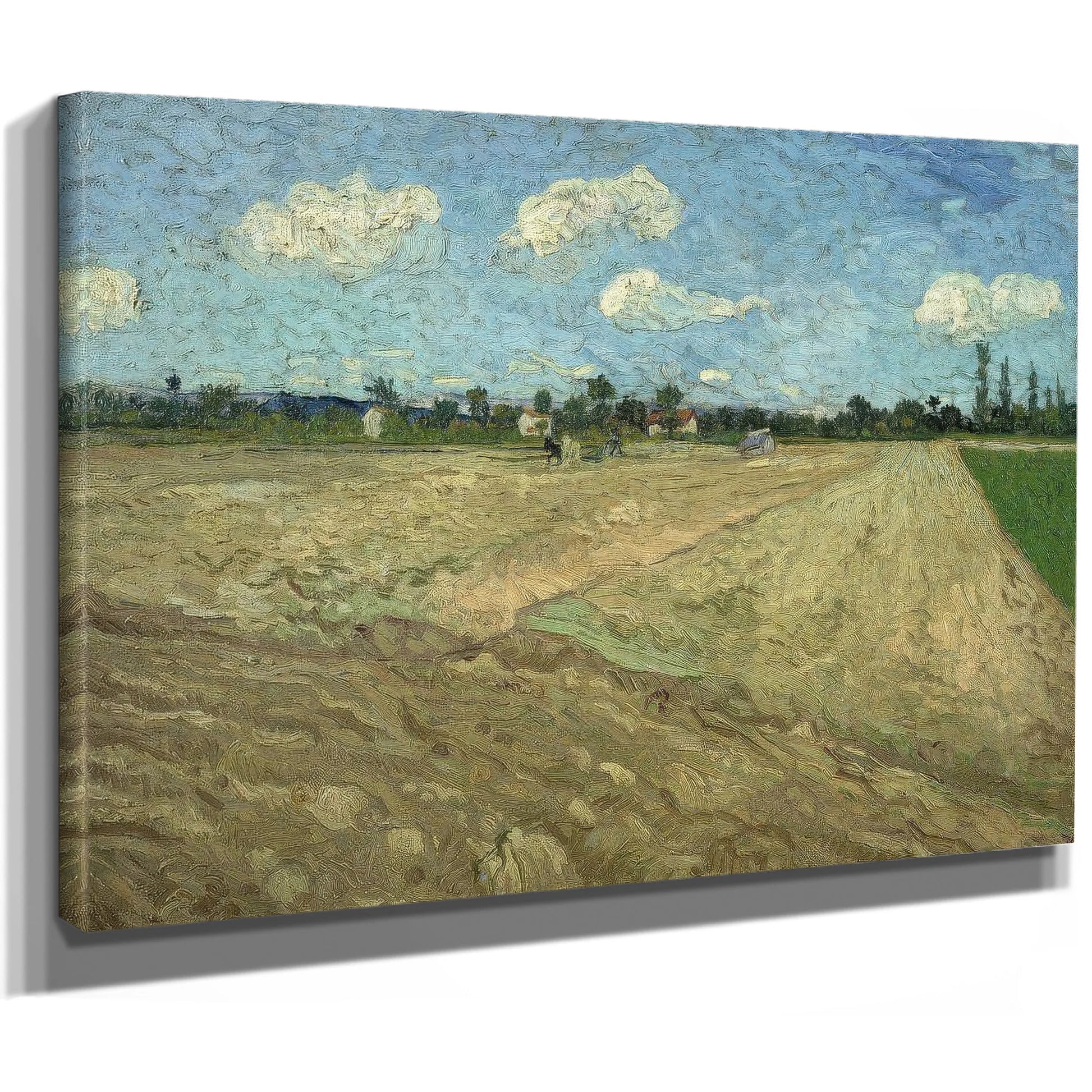 Ploughed Fields ('The Furrows') By Vincent Van Gogh Fine Art Print