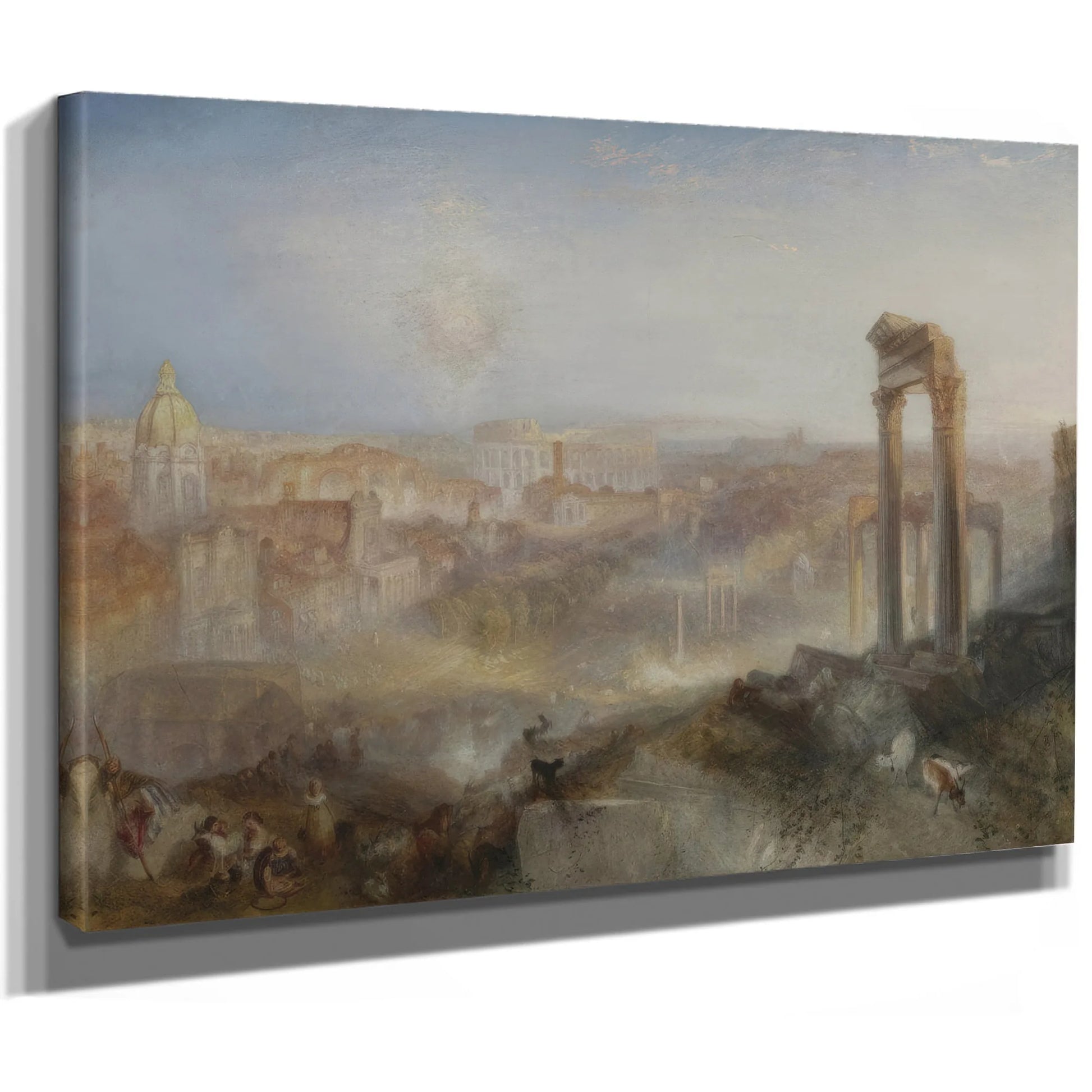 Modern Rome Campo Vaccino by Joseph Mallord William Turner Fine Art Print