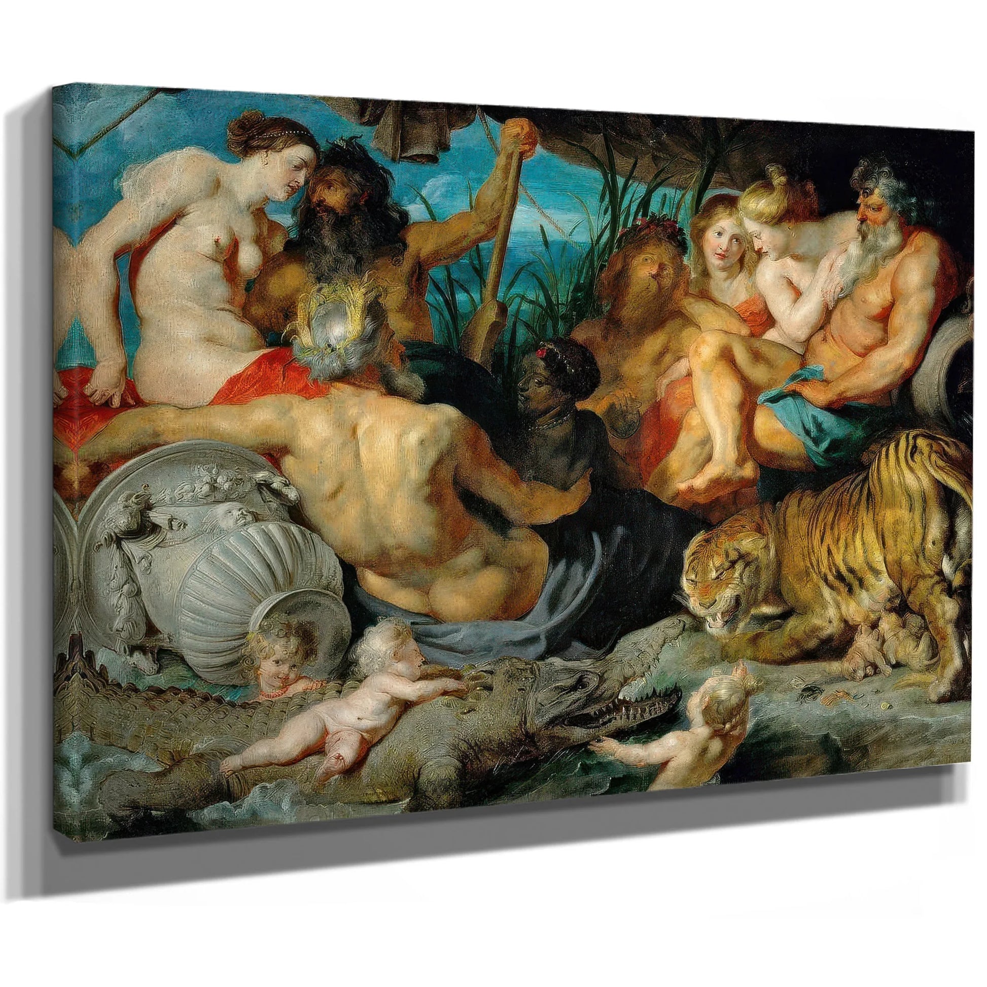Peter Paul Rubens The Four Continents 1615 By Peter Paul Rubens Fine Art Print