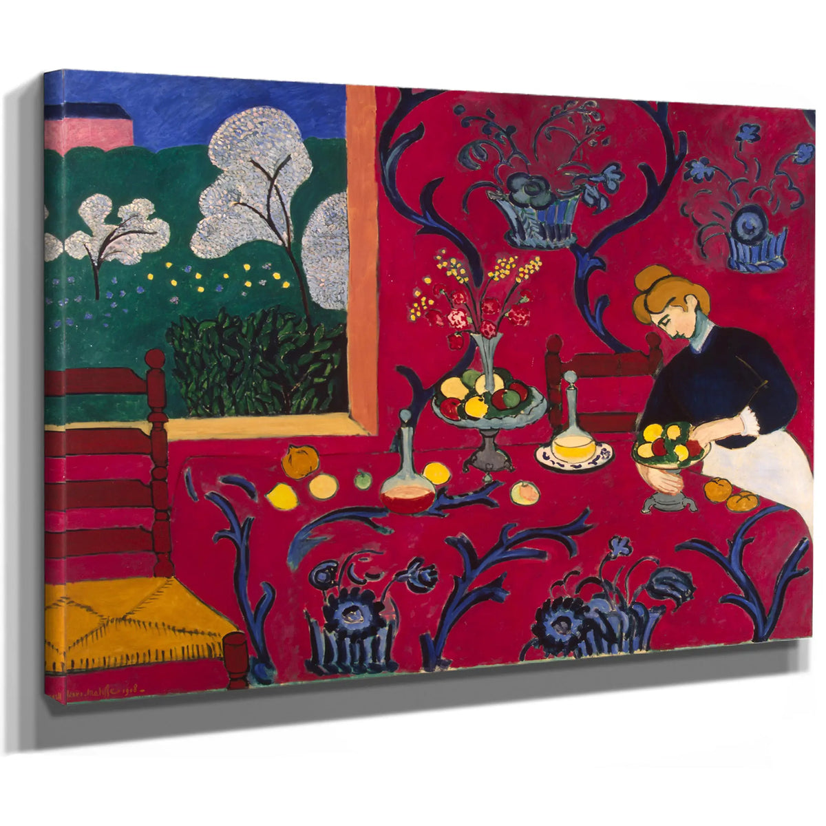 Large Red Interior by Henri Matisse
