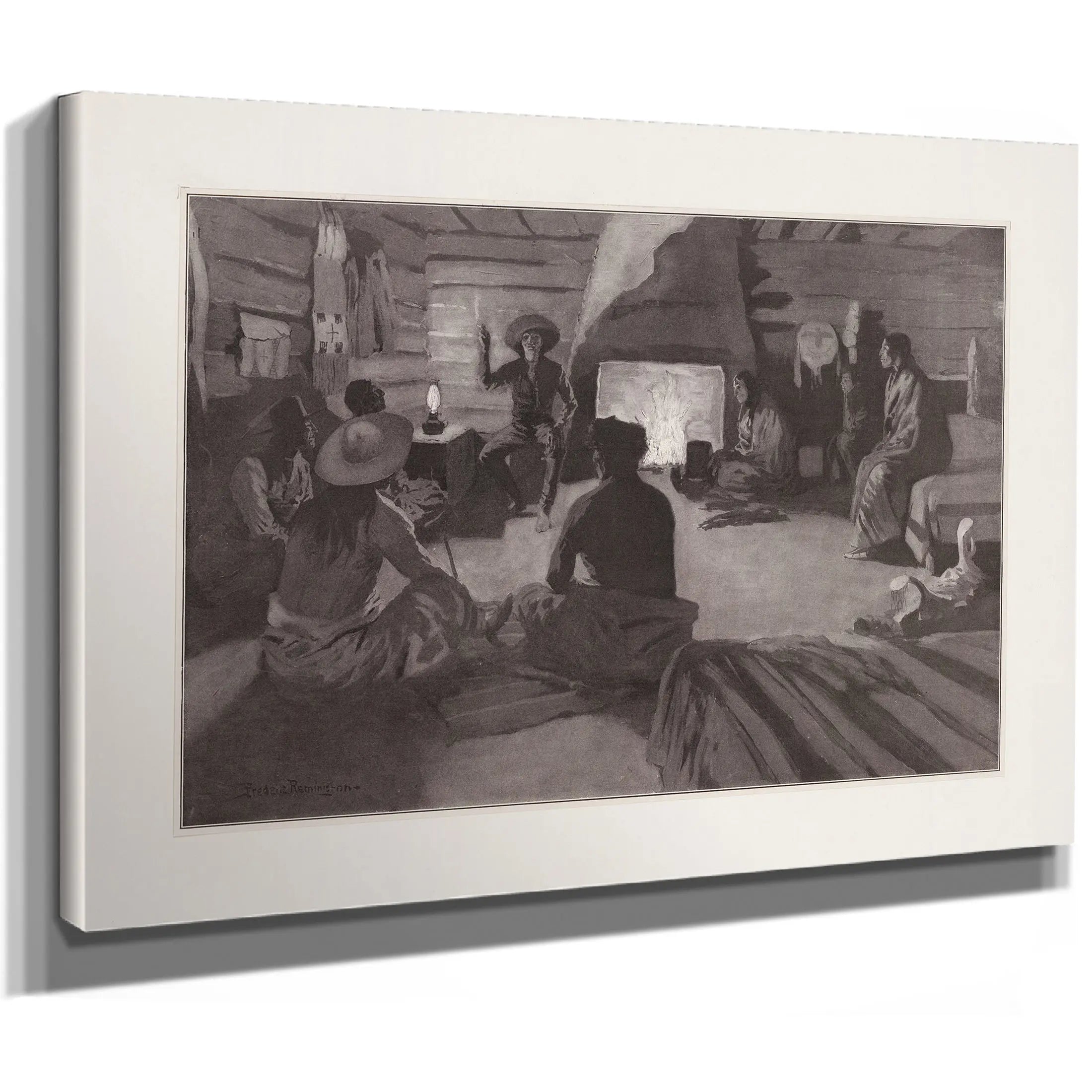 Fact Or Fiction by Frederic Remington