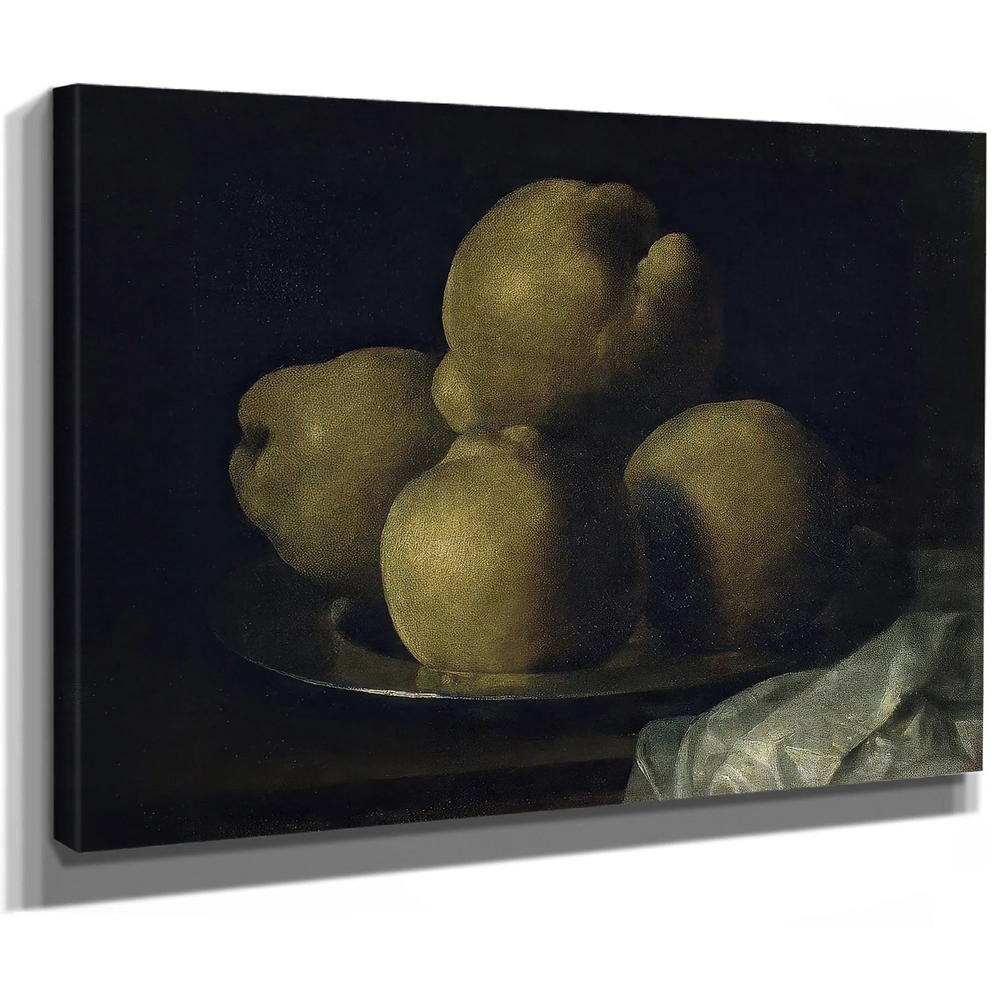 Natura Morta Amb Plat De Codonys By Francisco De Zurbaran Fine Art Print