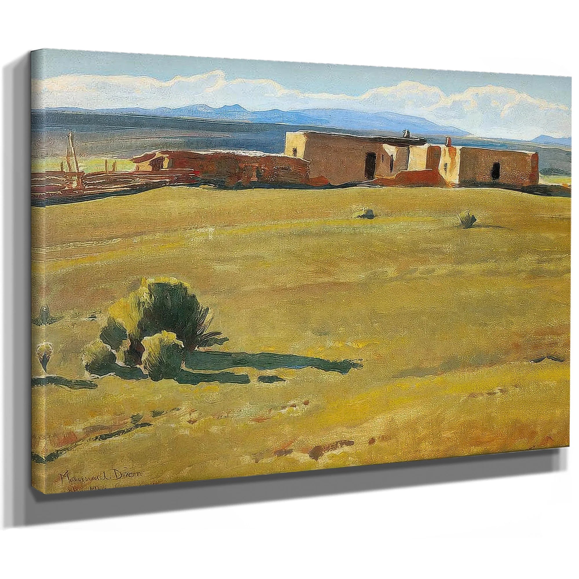 Casa De Ranchito By Maynard Dixon Fine Art Print