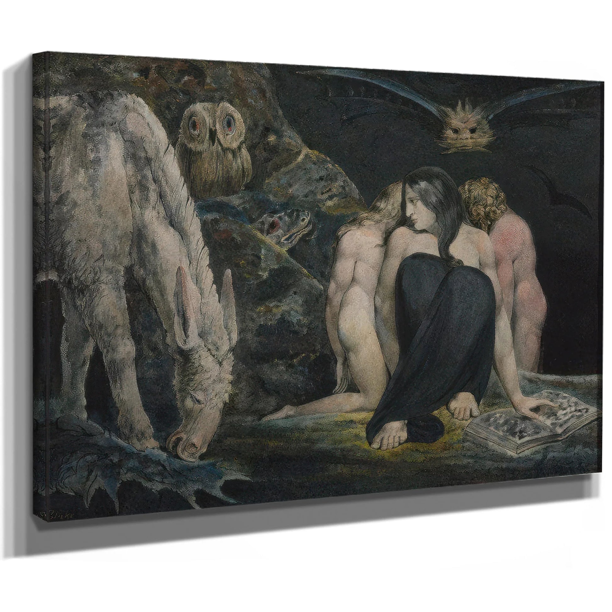 The Night Of Enitharmons Joy 1795 By William Blake Fine Art Print