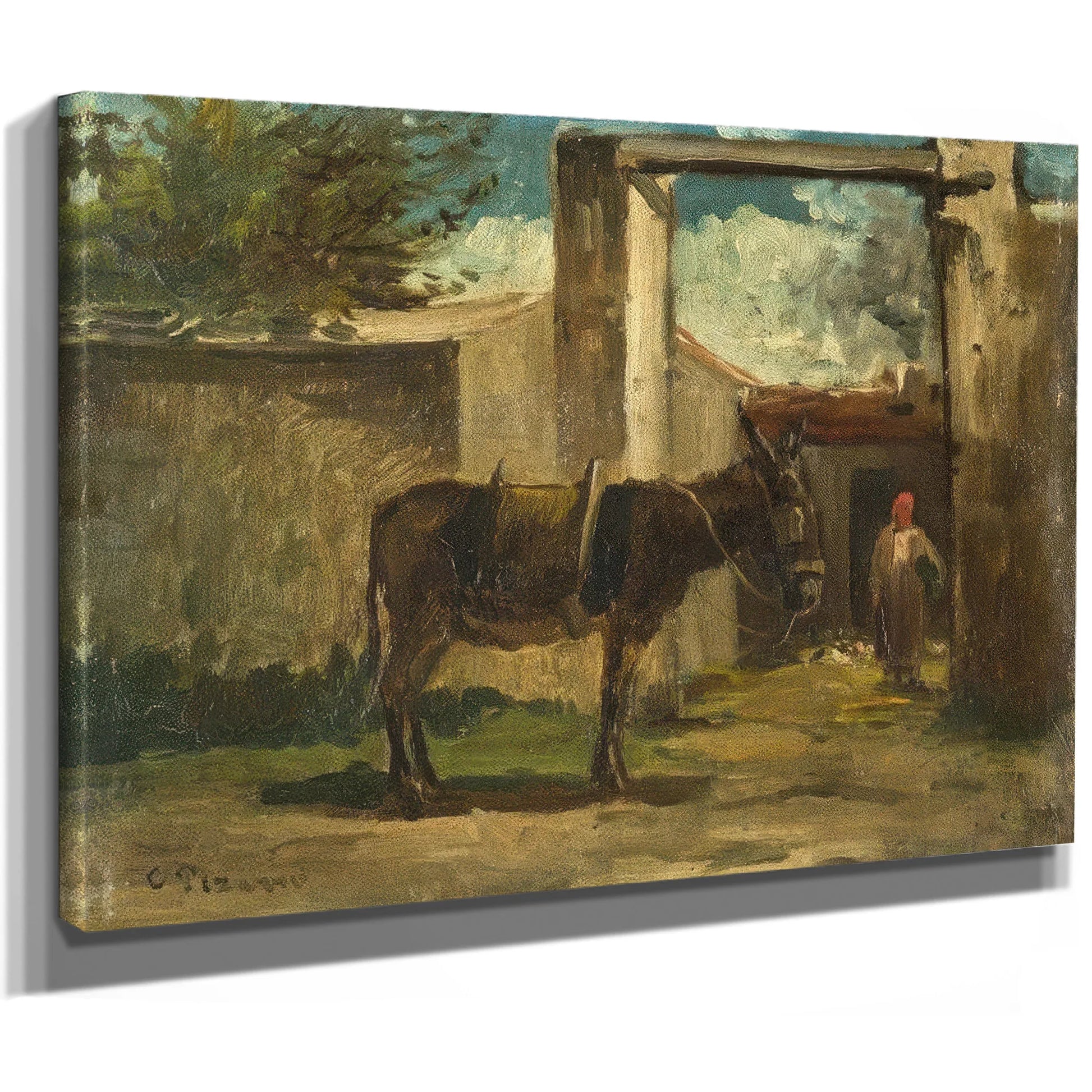 Paysage A Montmorency By Camille Pissarro Fine Art Print