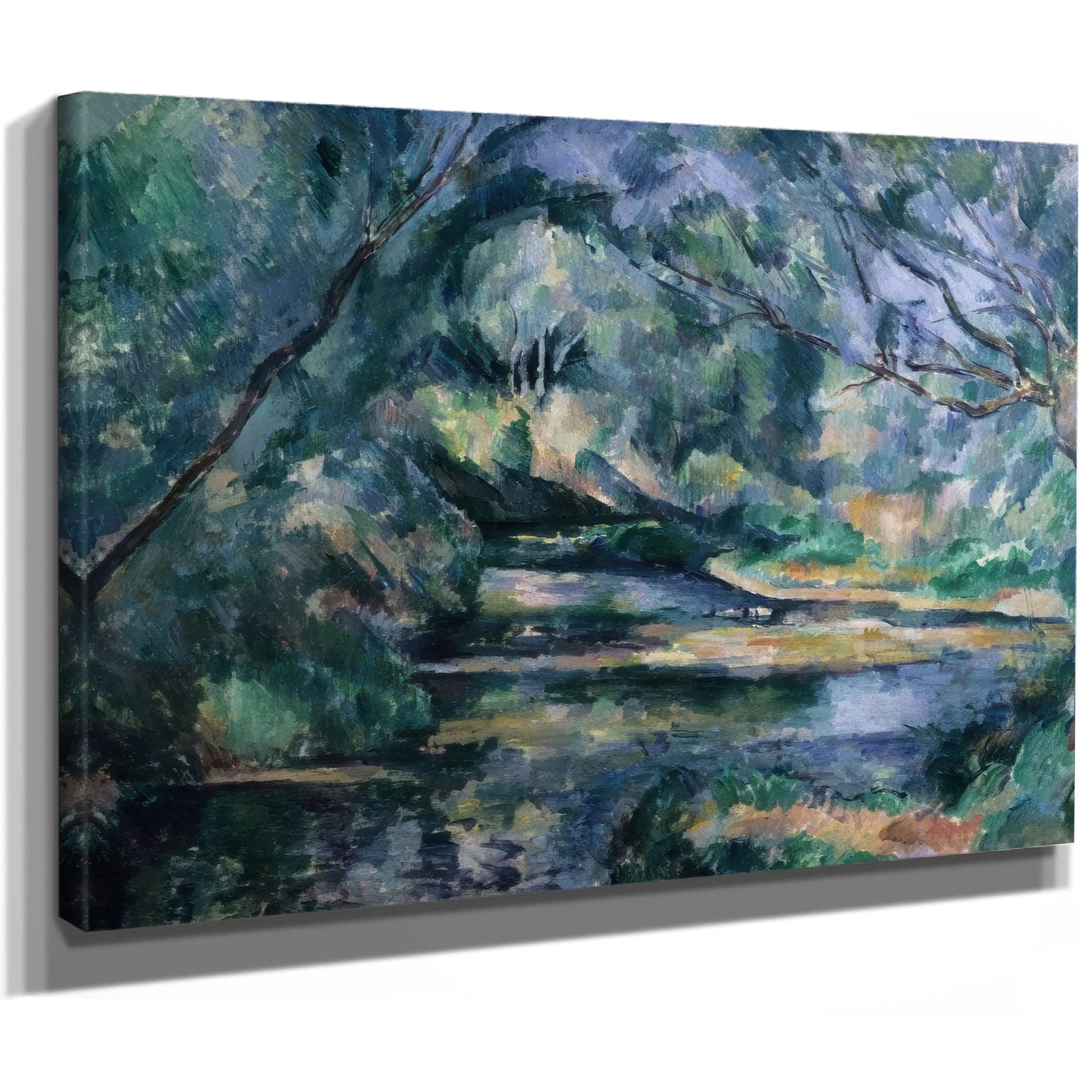 The Brook By Paul Cezanne Fine Art Print