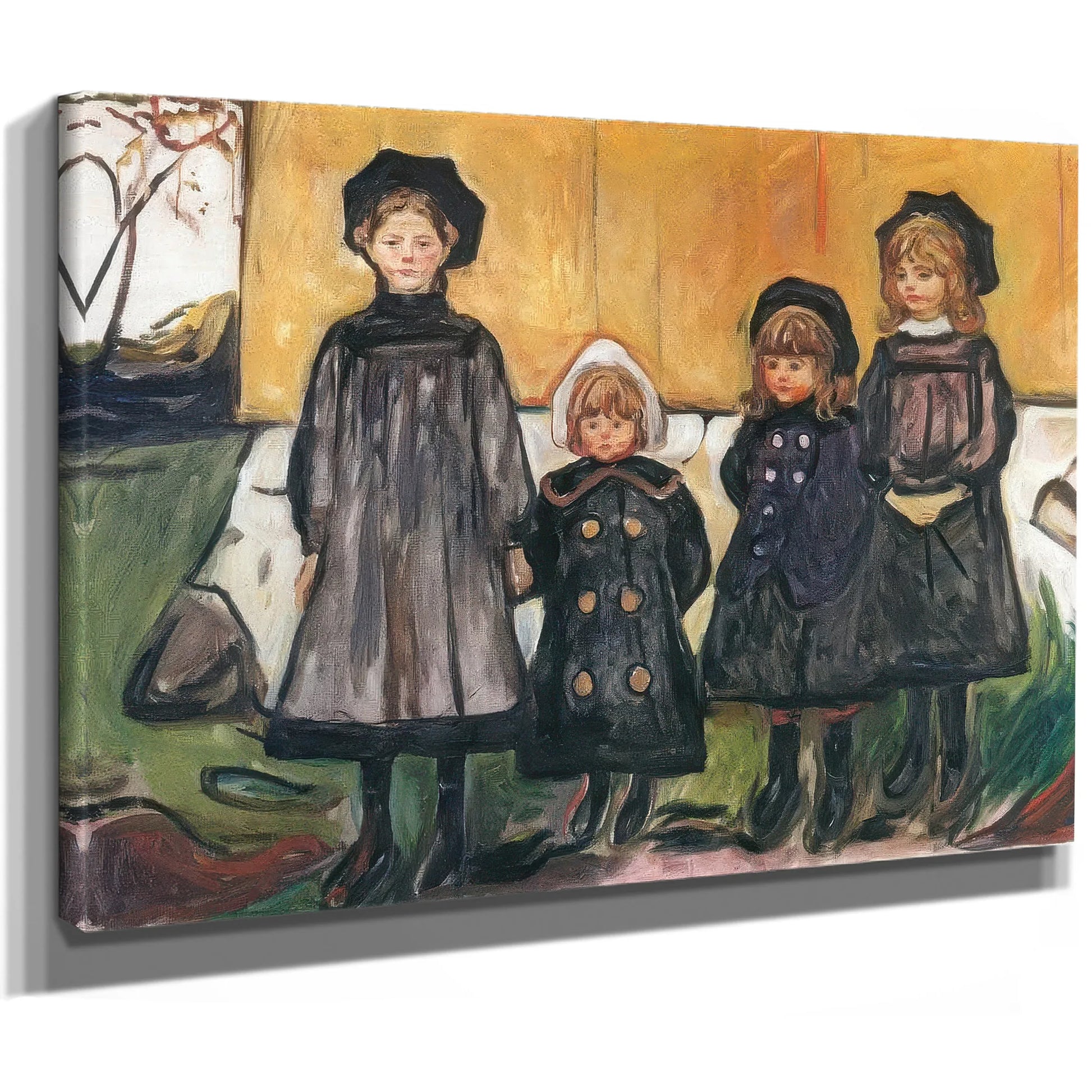 Four Girls At Asgardstrand 1902 By Edvard Munch Fine Art Print