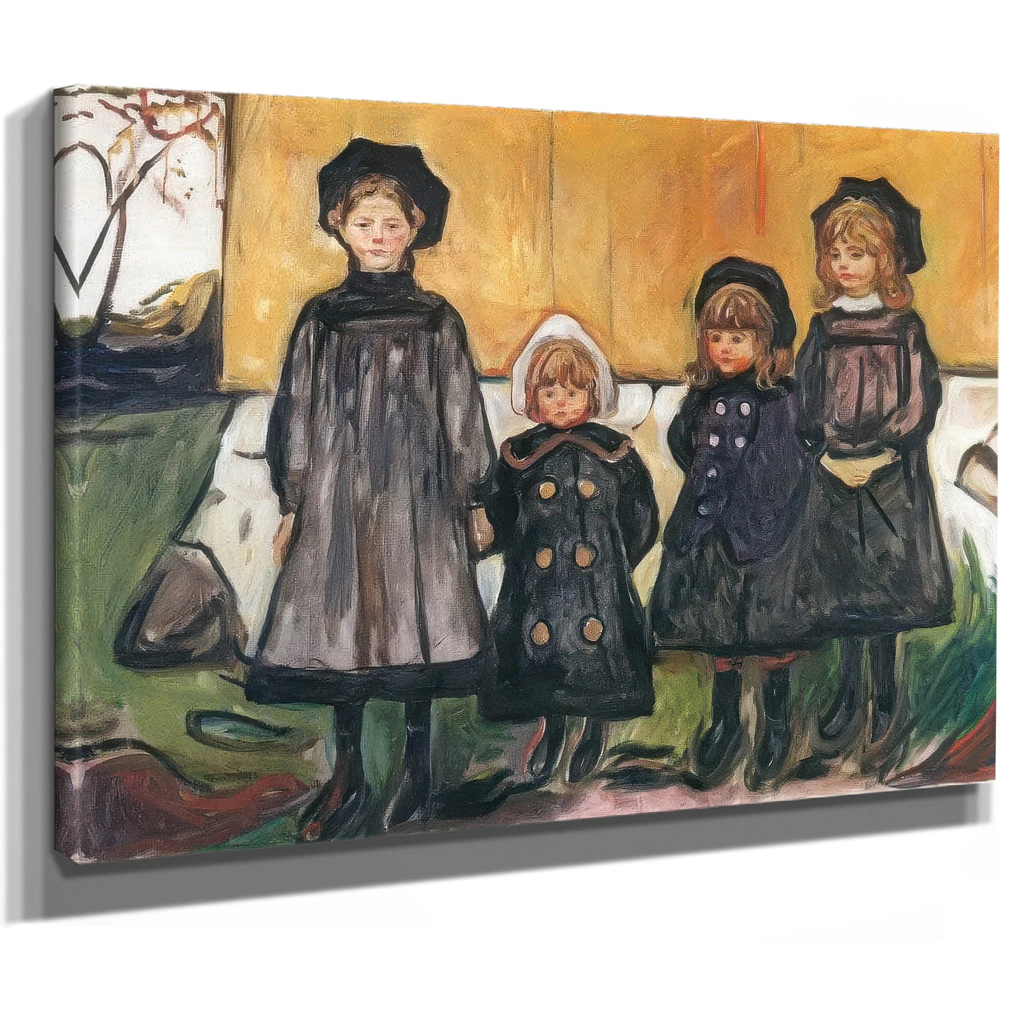 Four Girls At Asgardstrand 1902 By Edvard Munch Fine Art Print