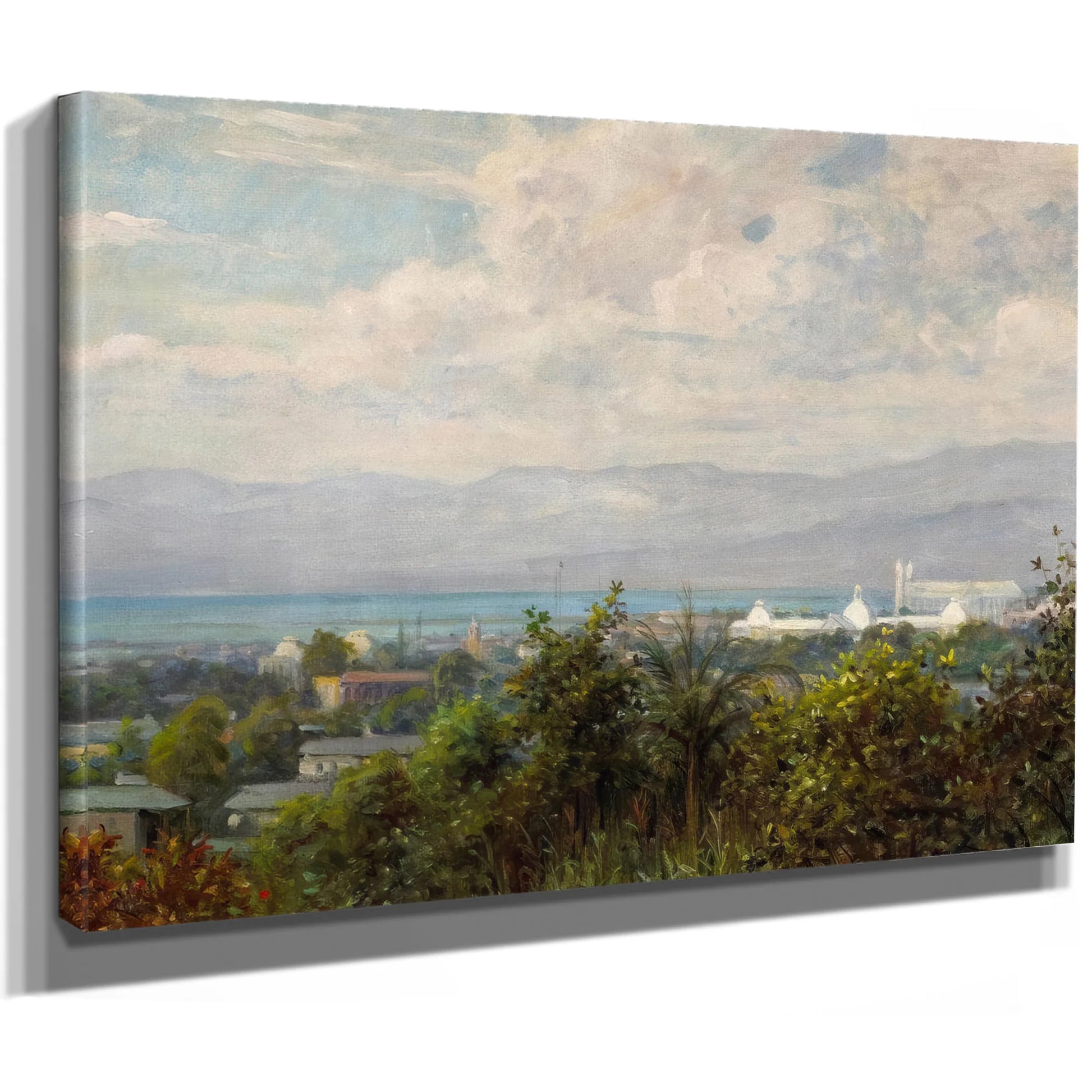 Port Au Prince, Haiti By Louis Aston Knight Fine Art Print