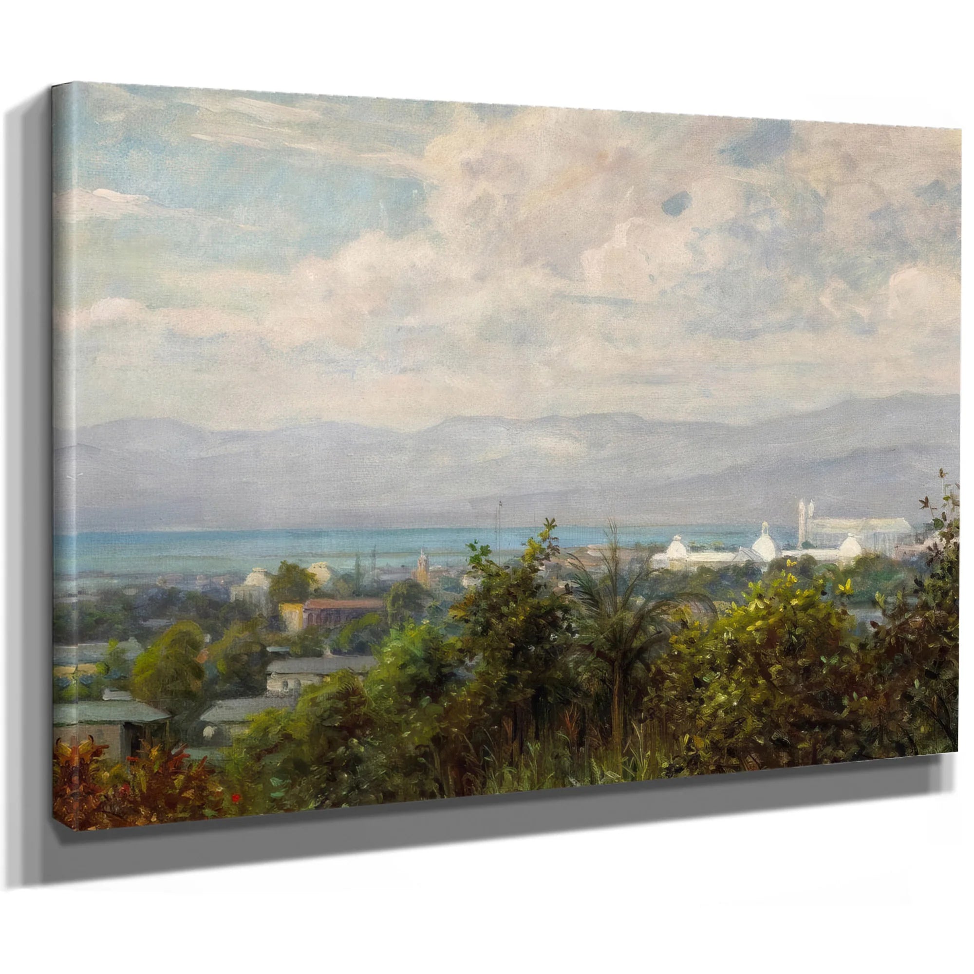 Port Au Prince, Haiti By Louis Aston Knight Fine Art Print
