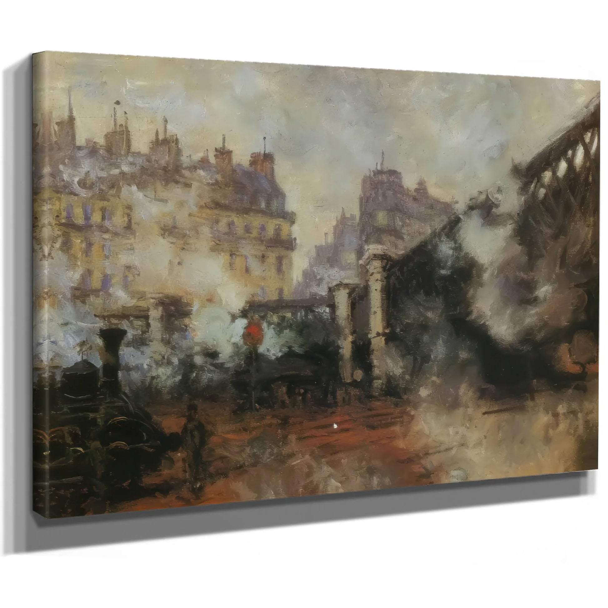 Le Pont De L'europe By Claude Monet Fine Art Print
