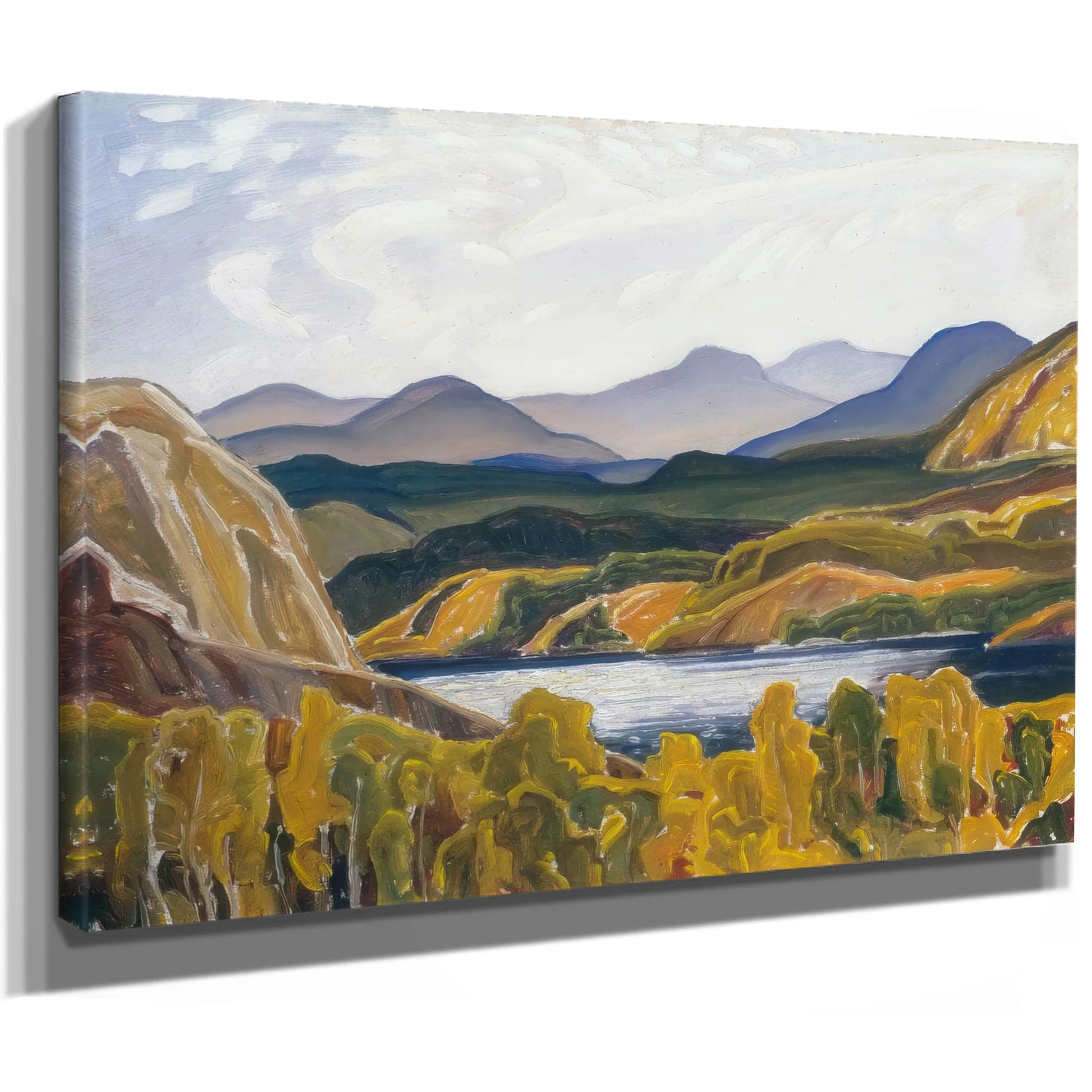 La Cloche Mountain And Lake By Frank Carmichael Fine Art Print