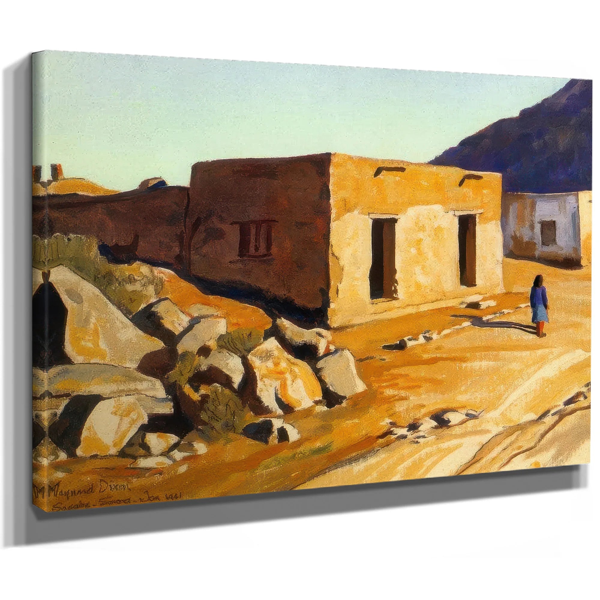 Sasabe By Maynard Dixon Fine Art Print