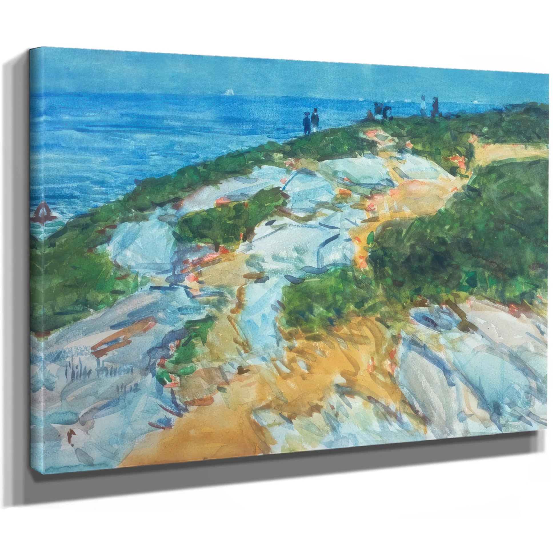 Sunday Morning Appledore By Childe Hassam Fine Art Print