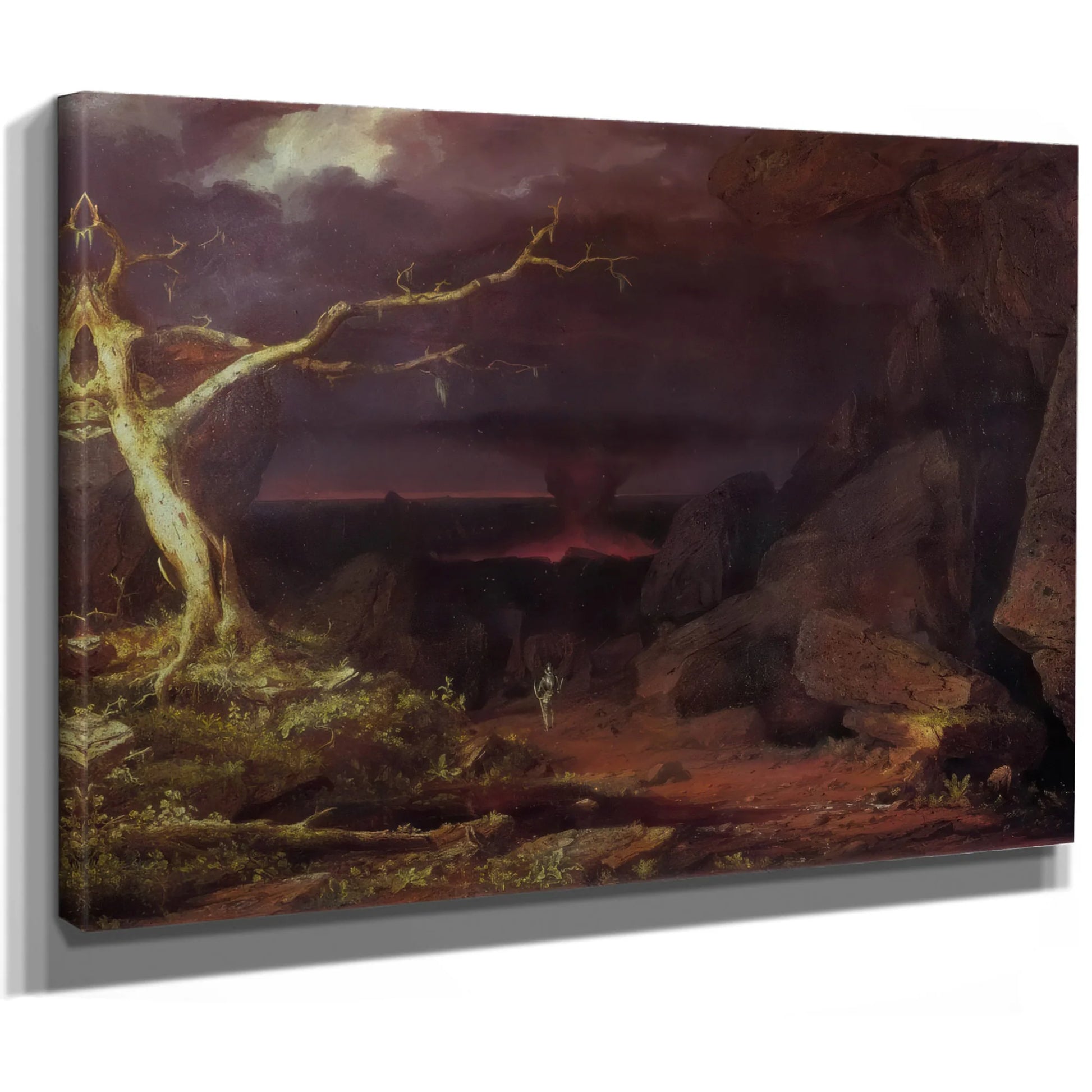 Christian On The Borders Of The Valley Of The Shadow Of Death By Frederic Edwin Church Fine Art Print