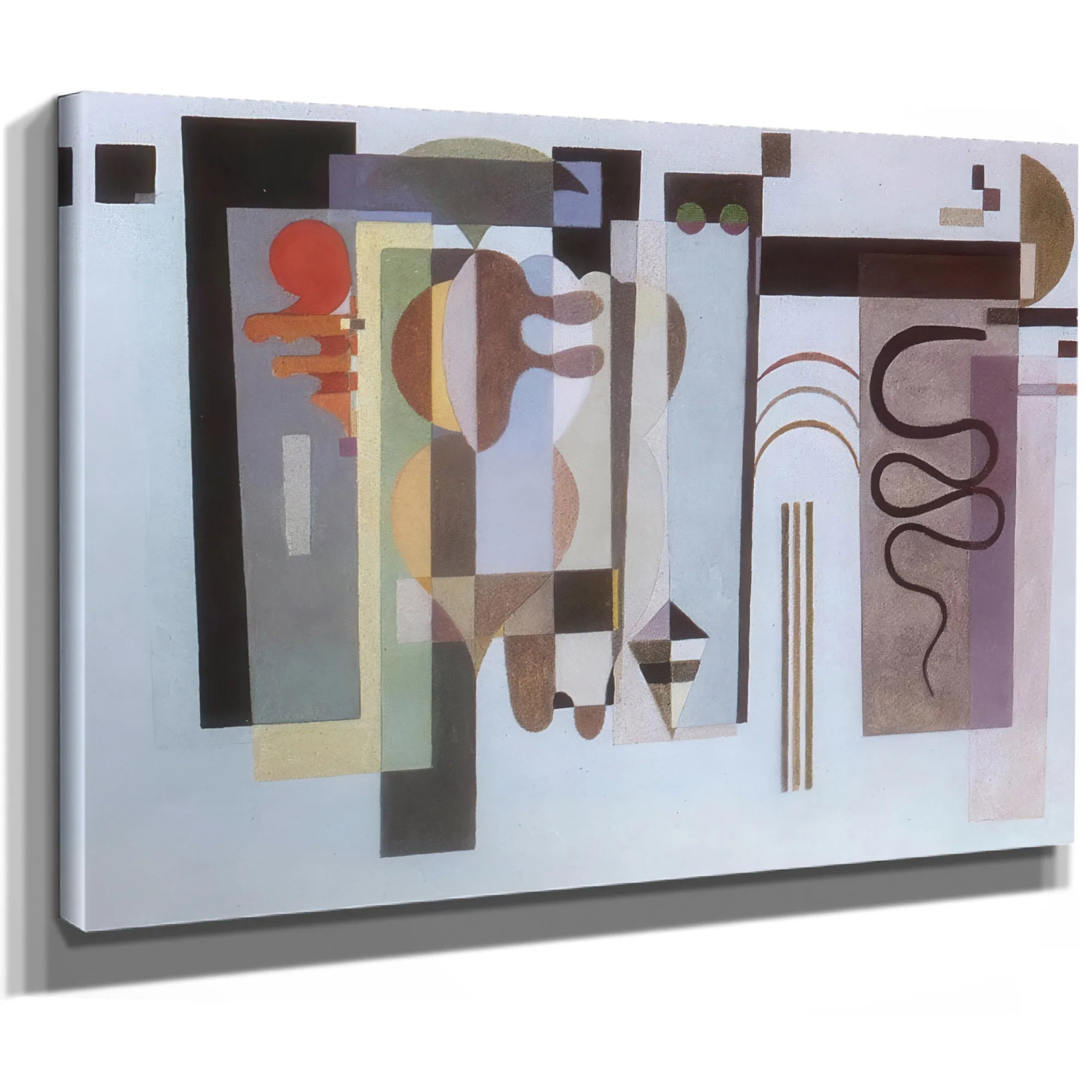 Two Green Points By Wassily Kandinsky Fine Art Print