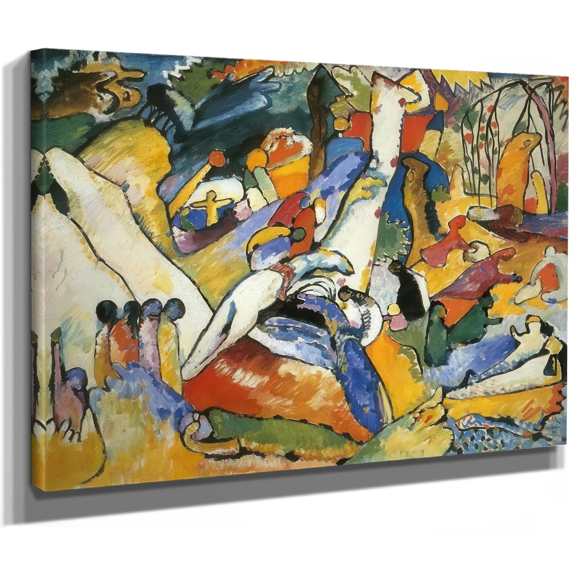 Study For Composition Ii By Wassily Kandinsky Fine Art Print