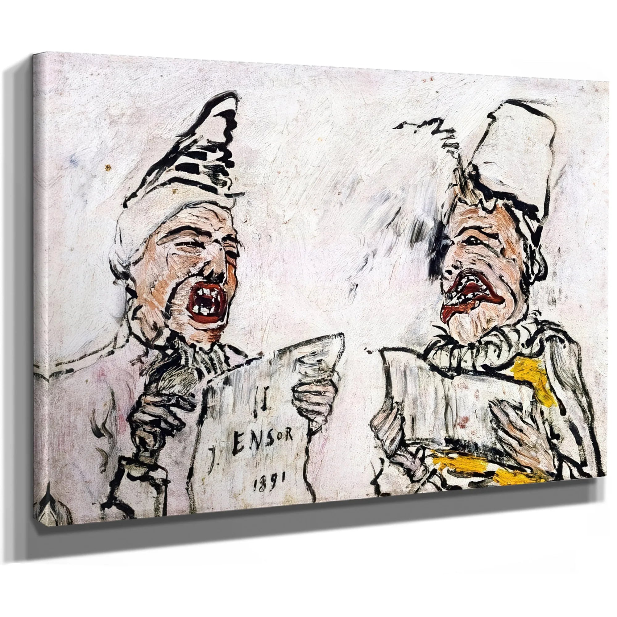 The Grotesque Singers By James Ensor Fine Art Print