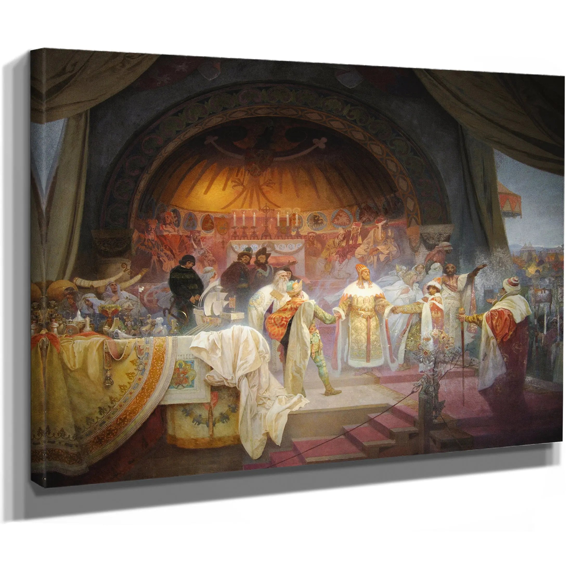 The Slav Epic Cicle Iv by Alphonse Mucha