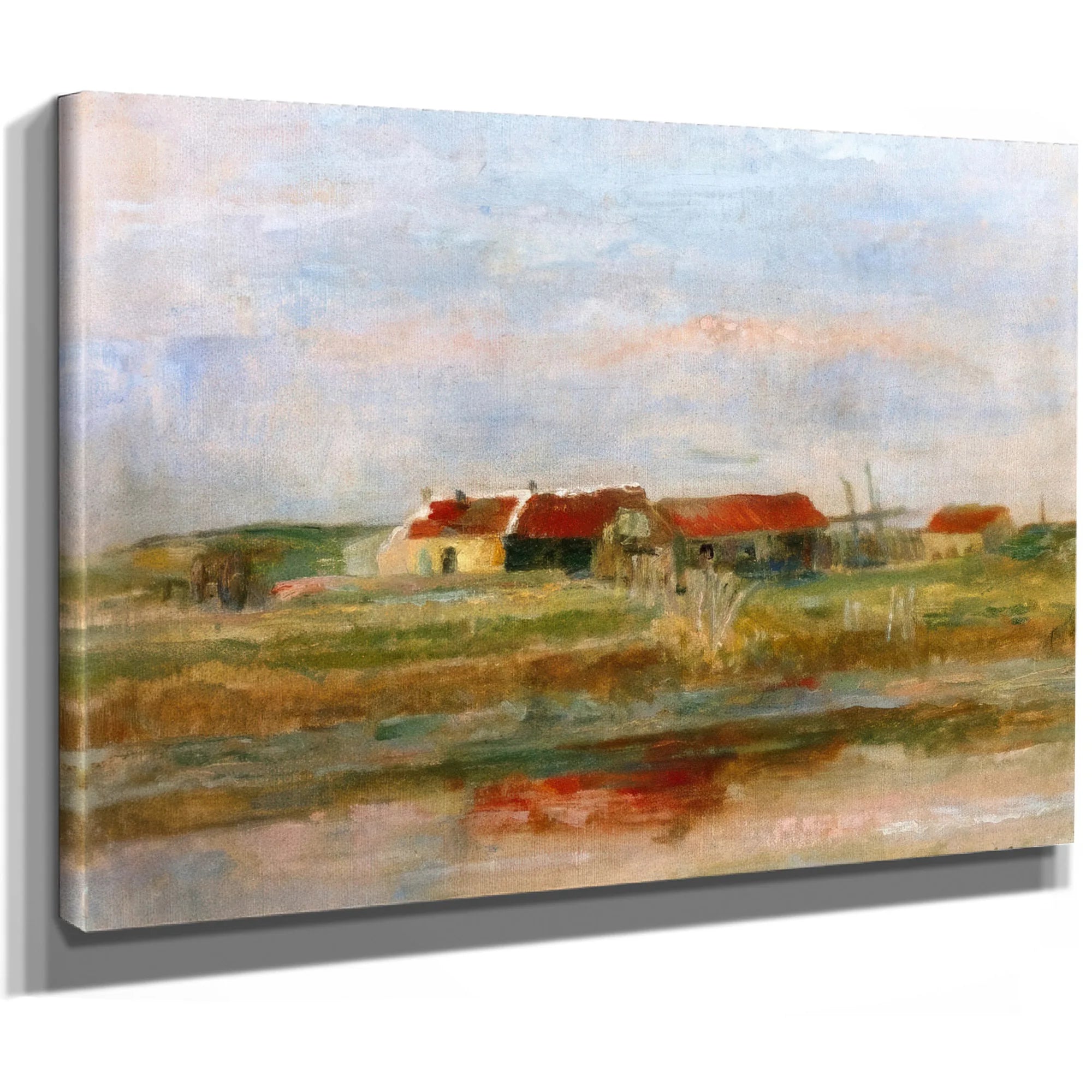 Houses In The Dunes By James Ensor Fine Art Print