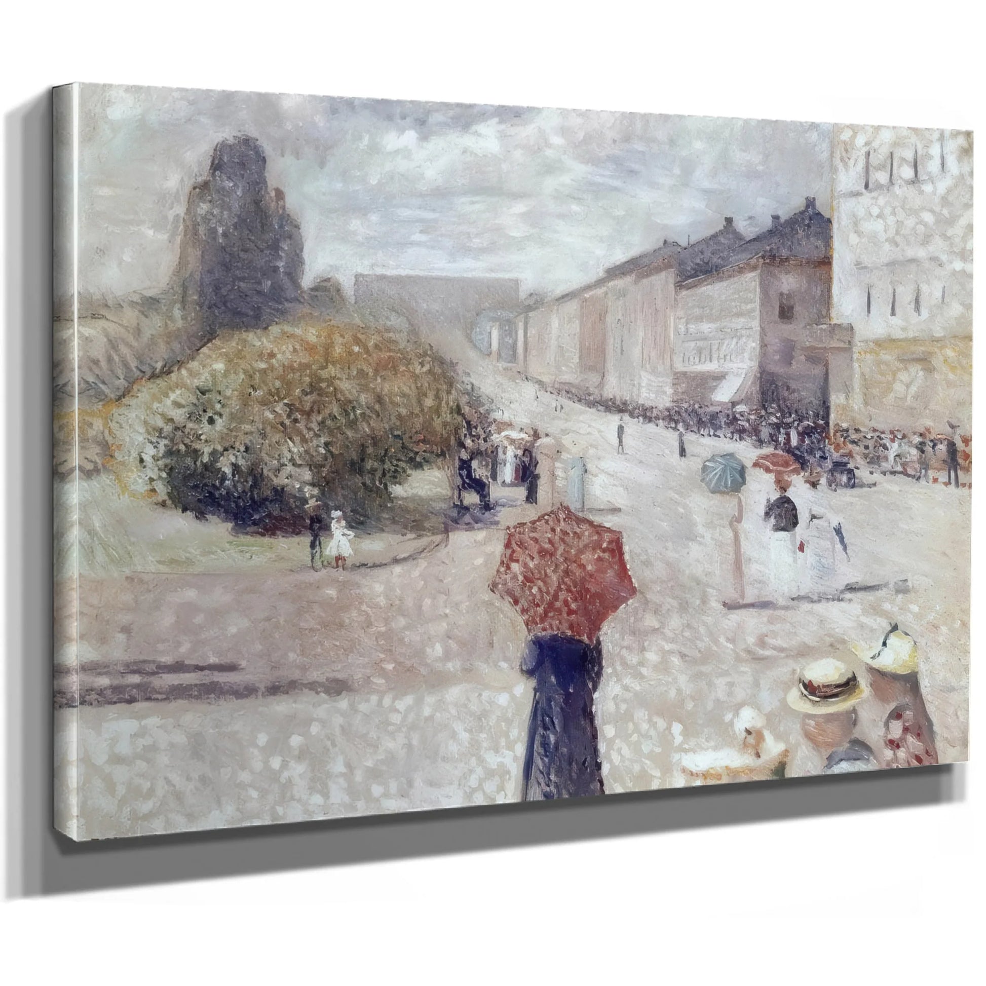 Spring Day On Karl Johan 1890 By Edvard Munch Fine Art Print