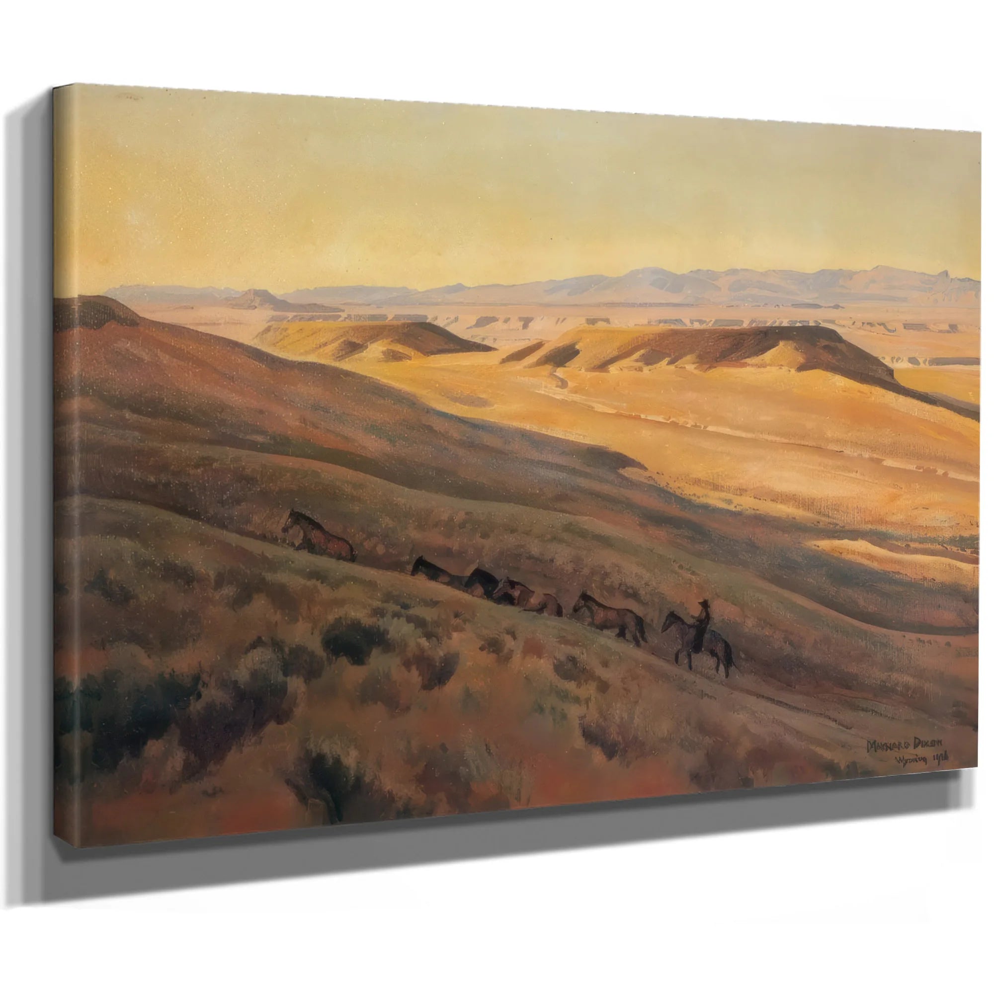 Wind River Valley By Maynard Dixon Fine Art Print