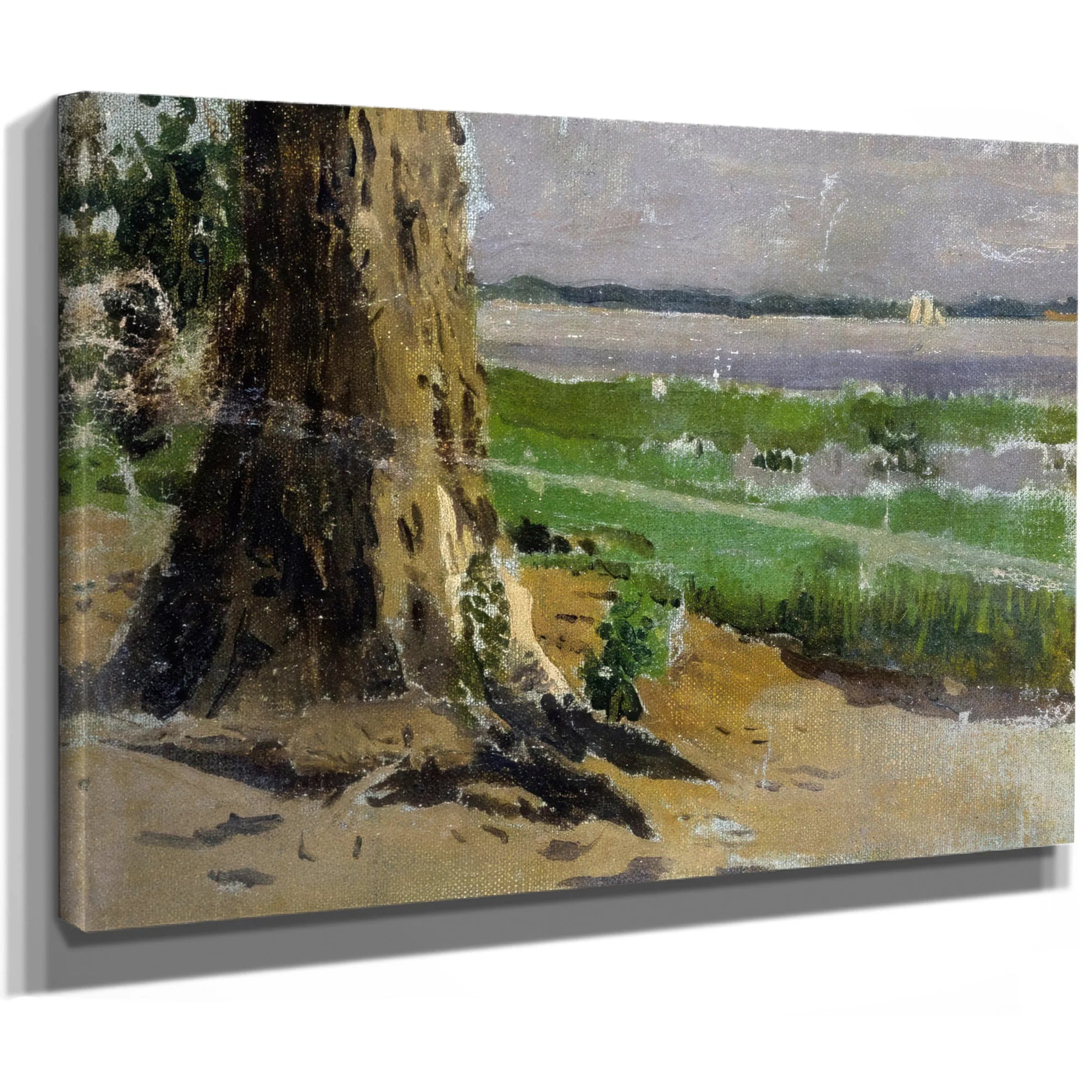 Landscape Sketch By Thomas Eakins Fine Art Print
