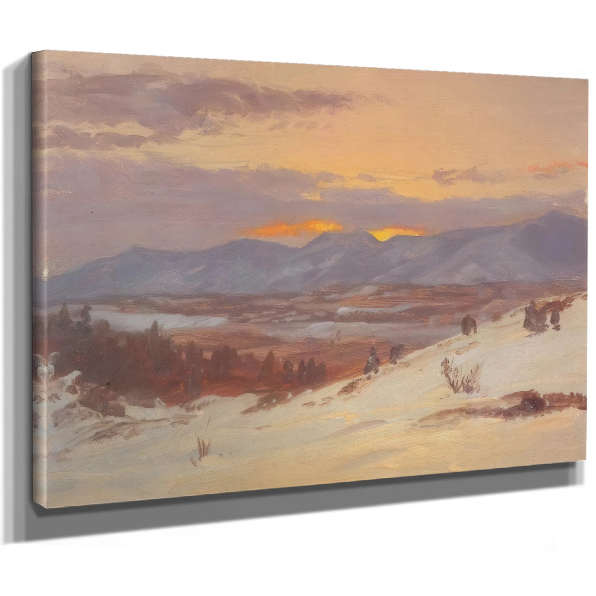 Cosy Cottage By Frederic Edwin Church Fine Art Print