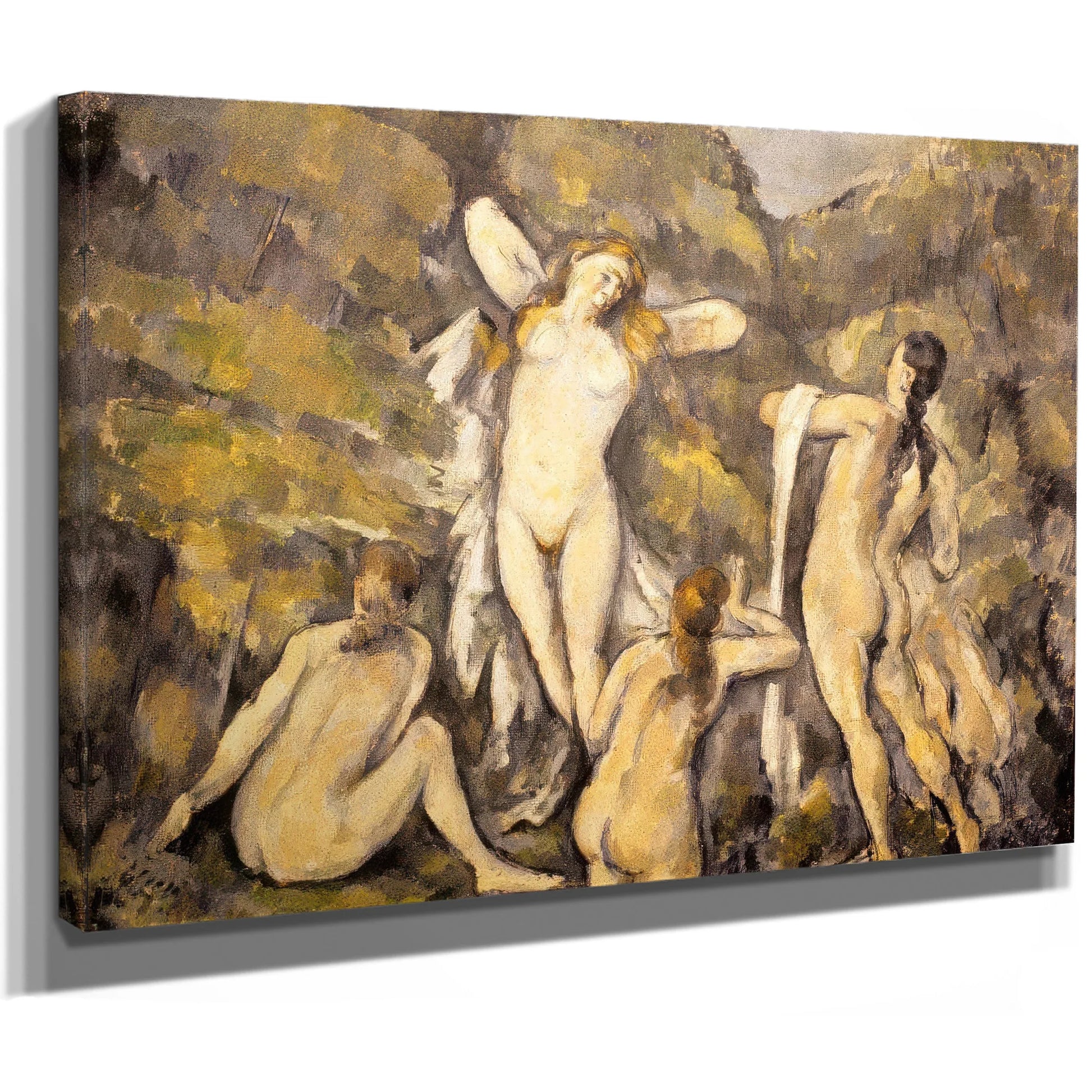 Bathers By Paul Cezanne Fine Art Print